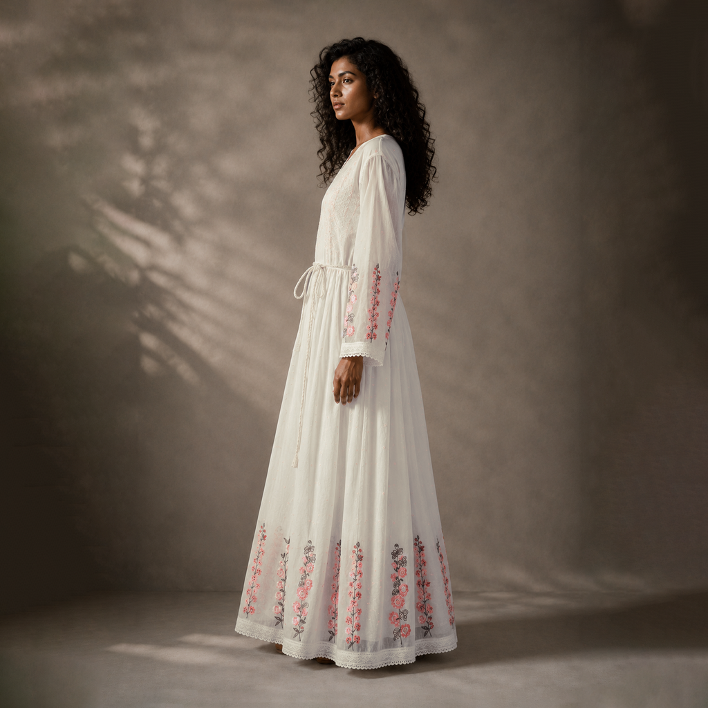 Ivory Grace Long Dress