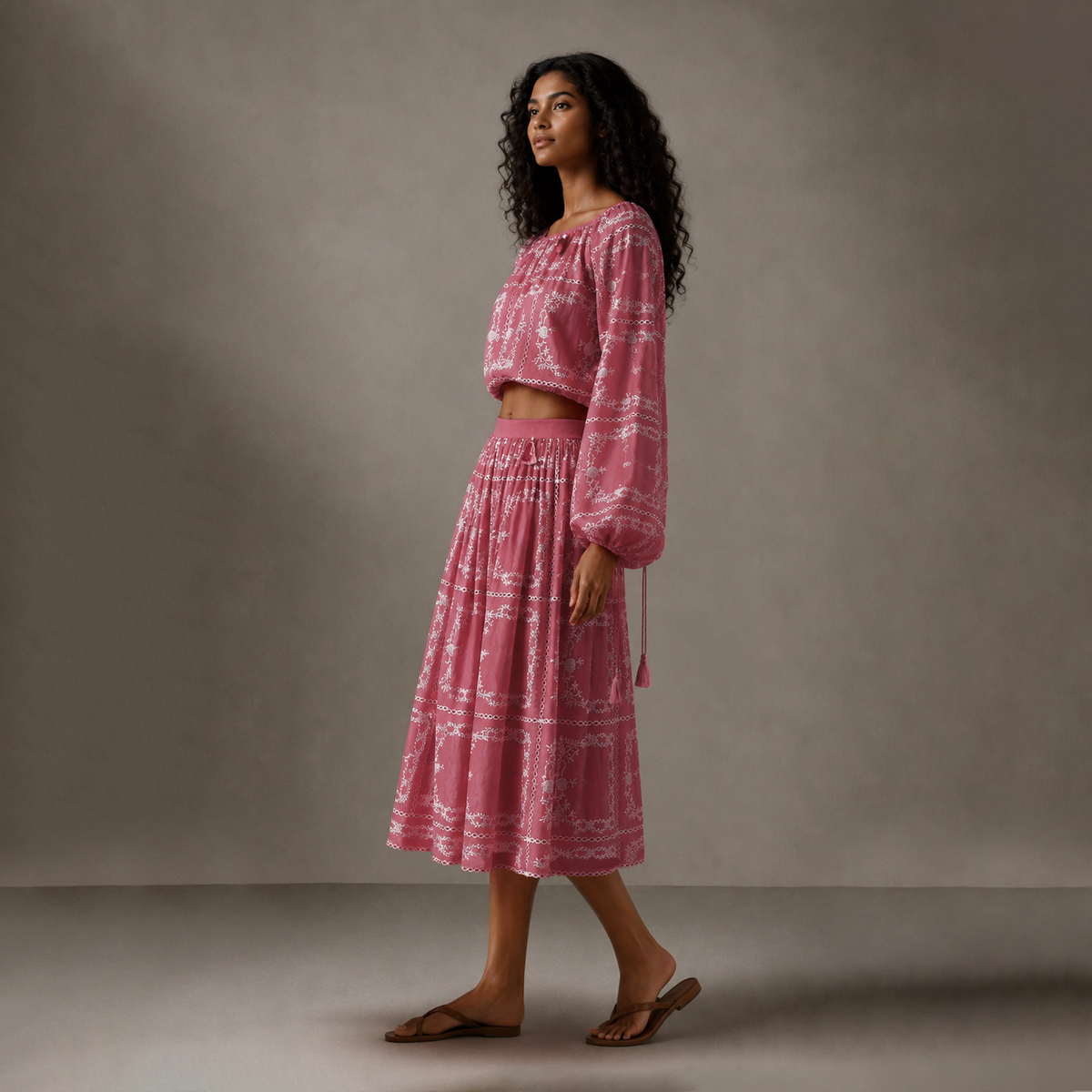 Diya Midi Skirt