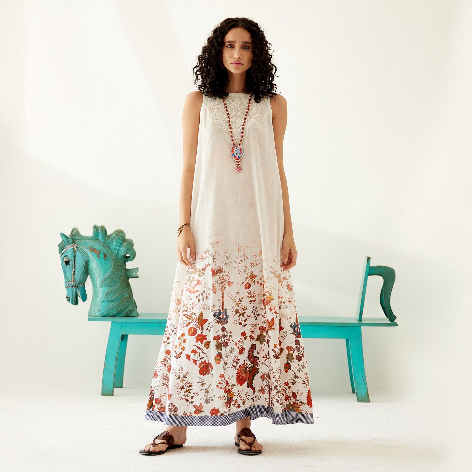 Rehana Cutaway Maxi Tent Dress