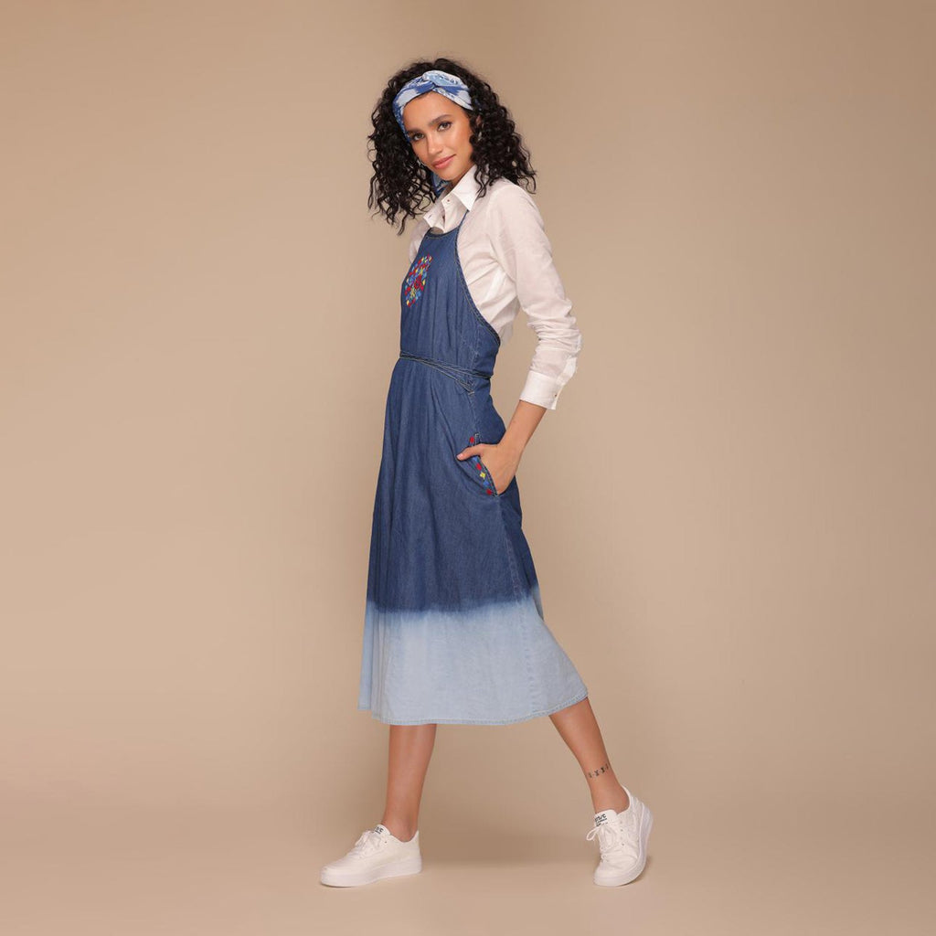 Azalea Wrap Around Ombre Dress