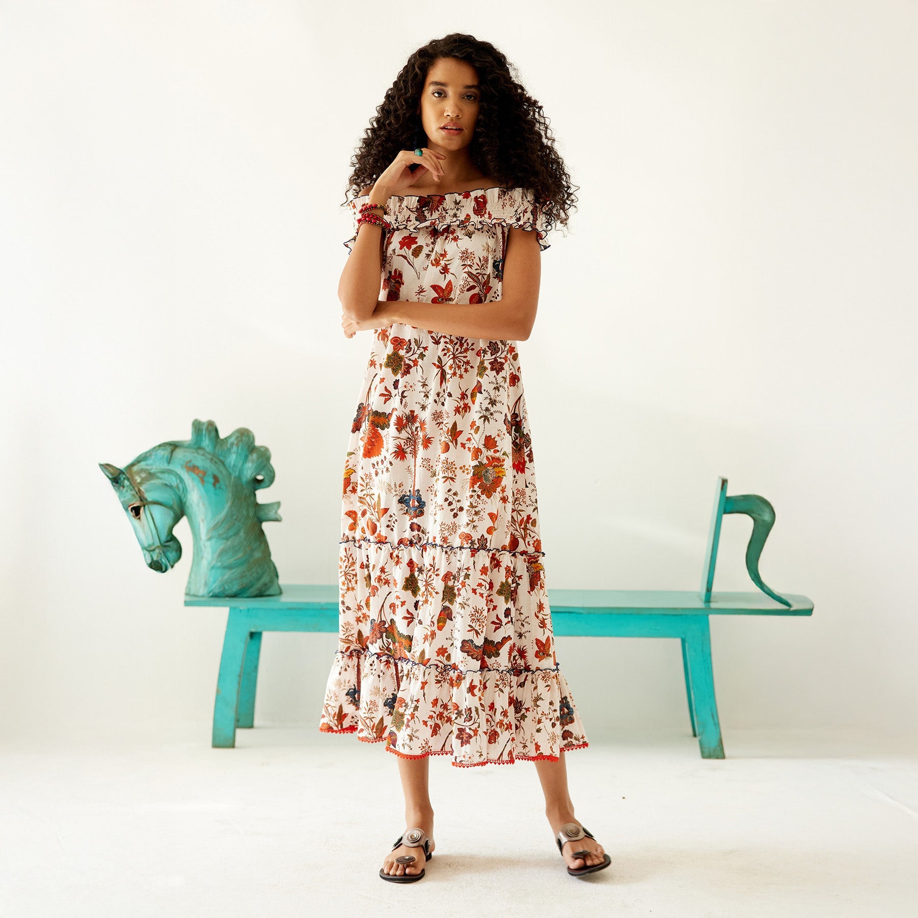 Taira Off-Shoulder Beach Dress