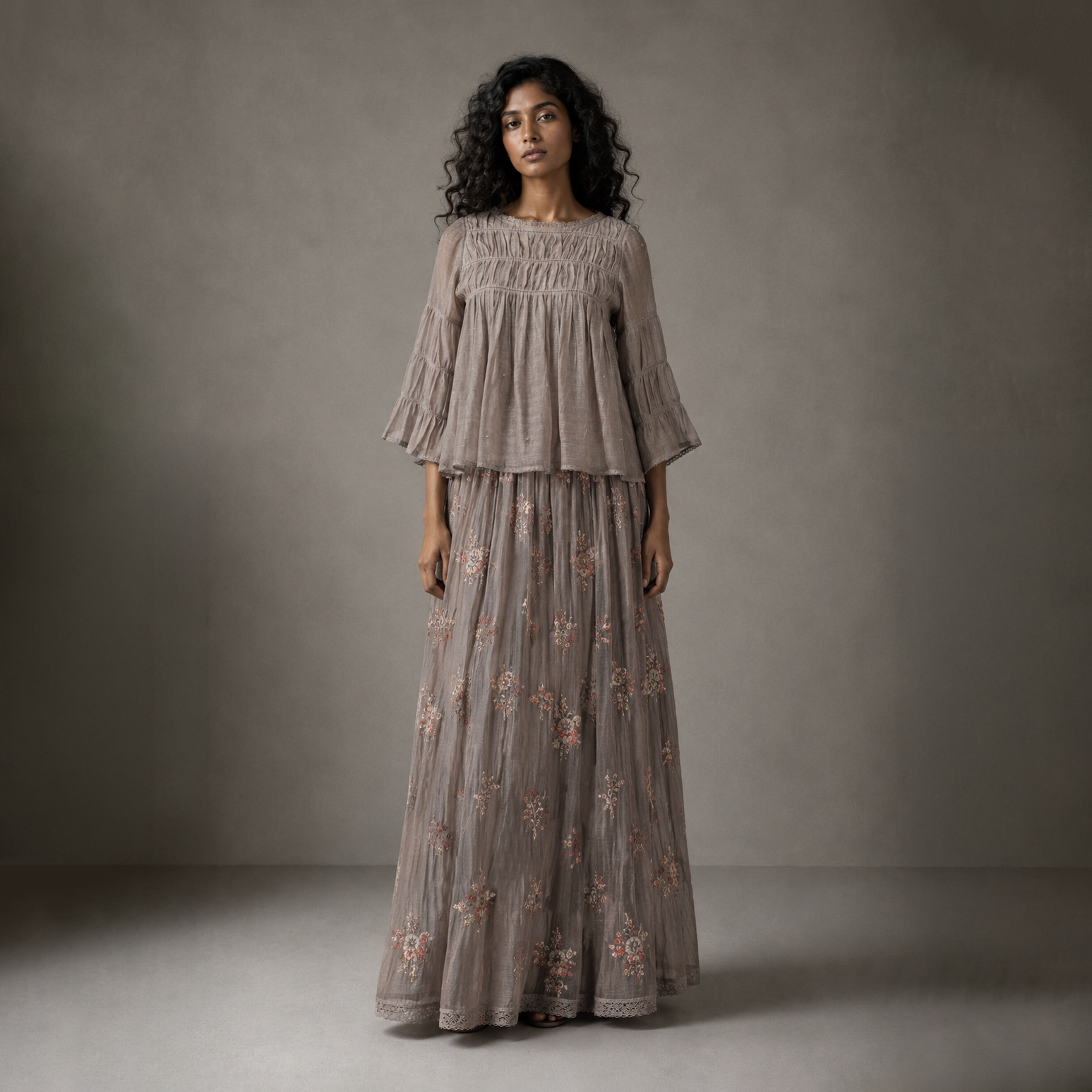 Twilight Garden Maxi Skirt