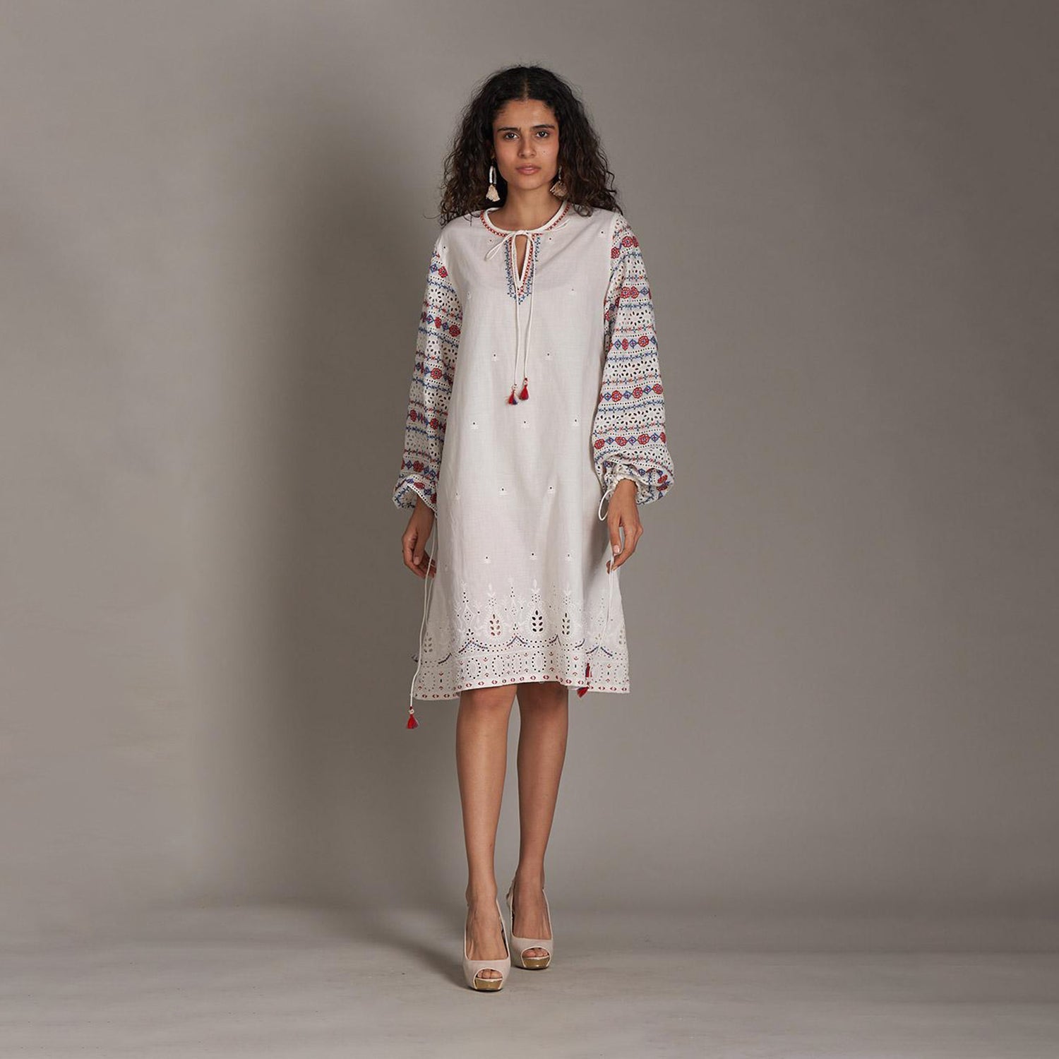 Janice Embroidered Dress