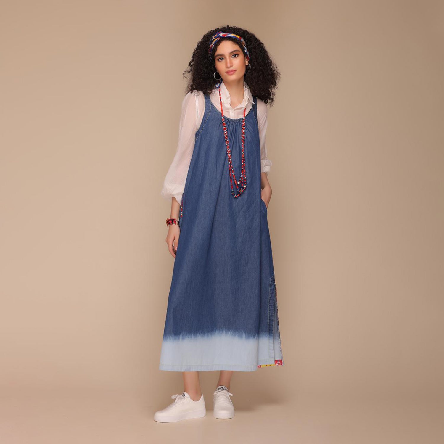 Helen Relaxed Ombre Shift Dress