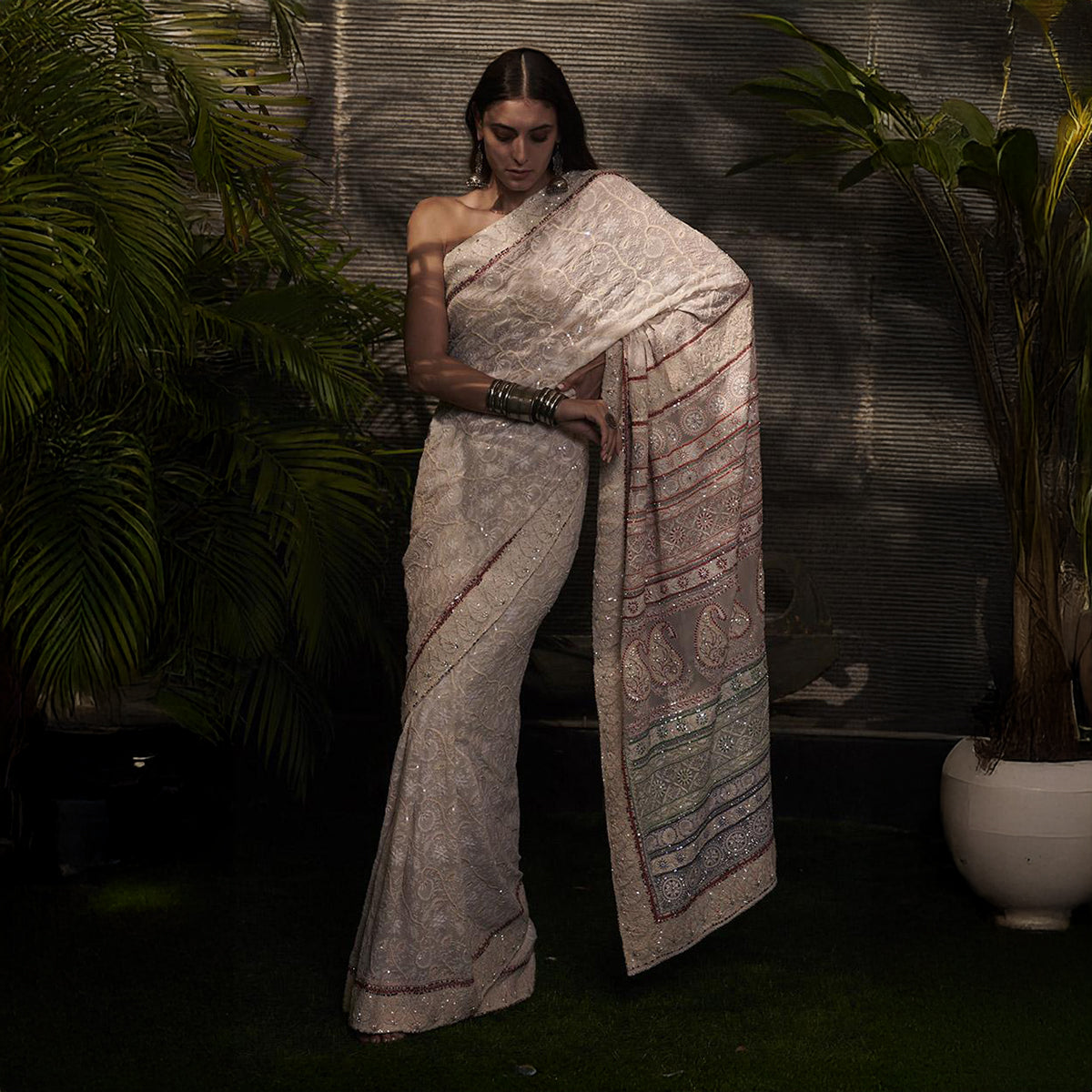 Devanshi Chiakankari Saree