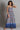 Tanya Blue Ikat Cotton Dress