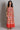 Sana Red Ikat Cotton Dress