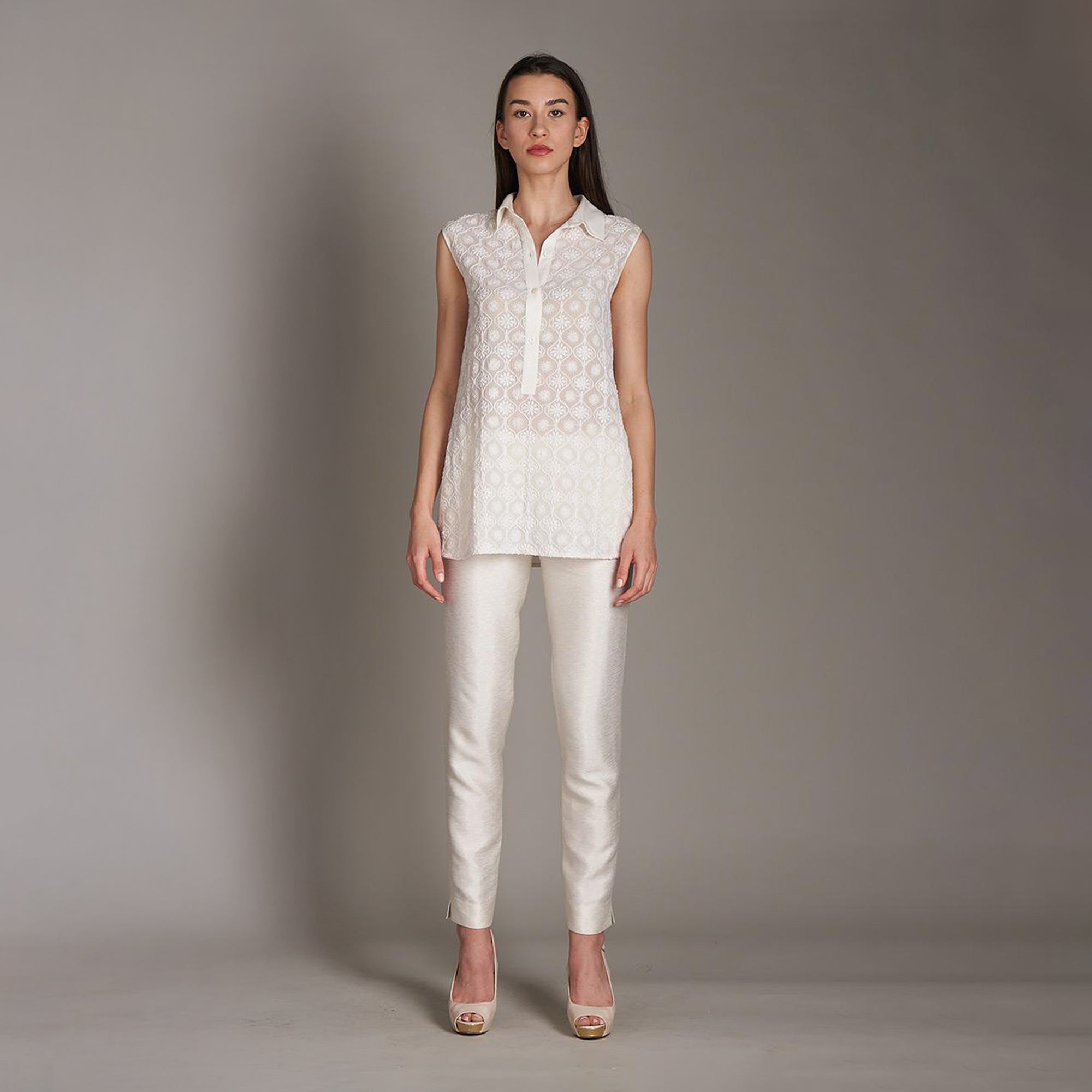 Prisha Chikankari Top