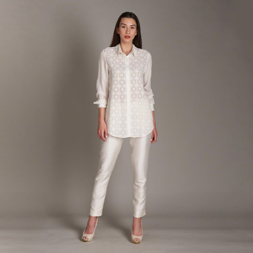 Jeevika Chikankari Shirt