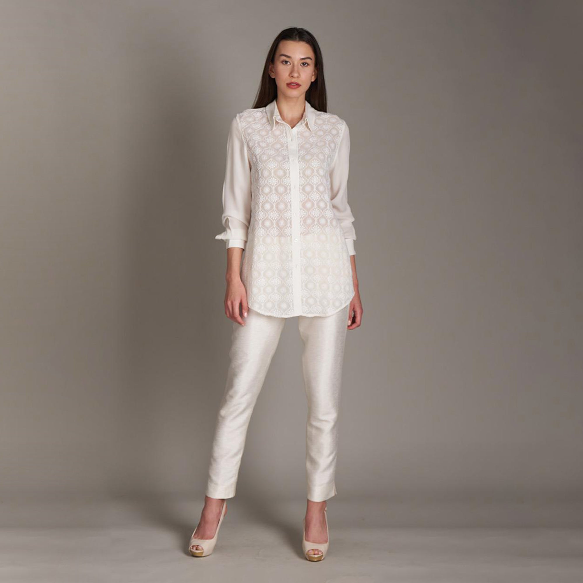 Jeevika Chikankari Shirt