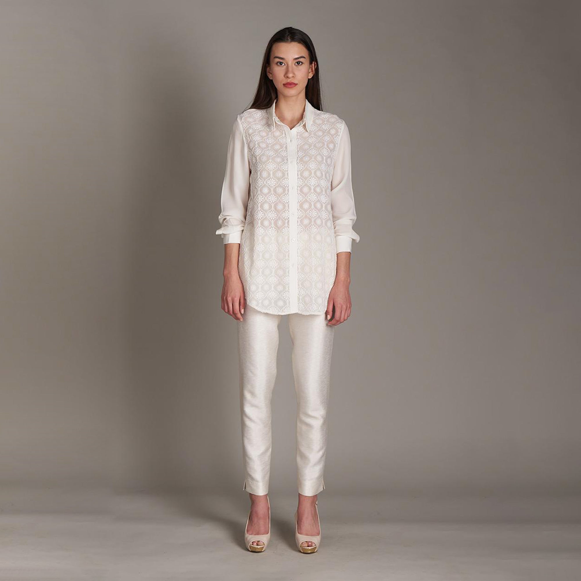 Jeevika Chikankari Shirt