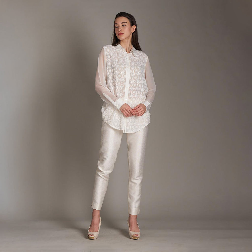 Jeevika Chikankari Shirt