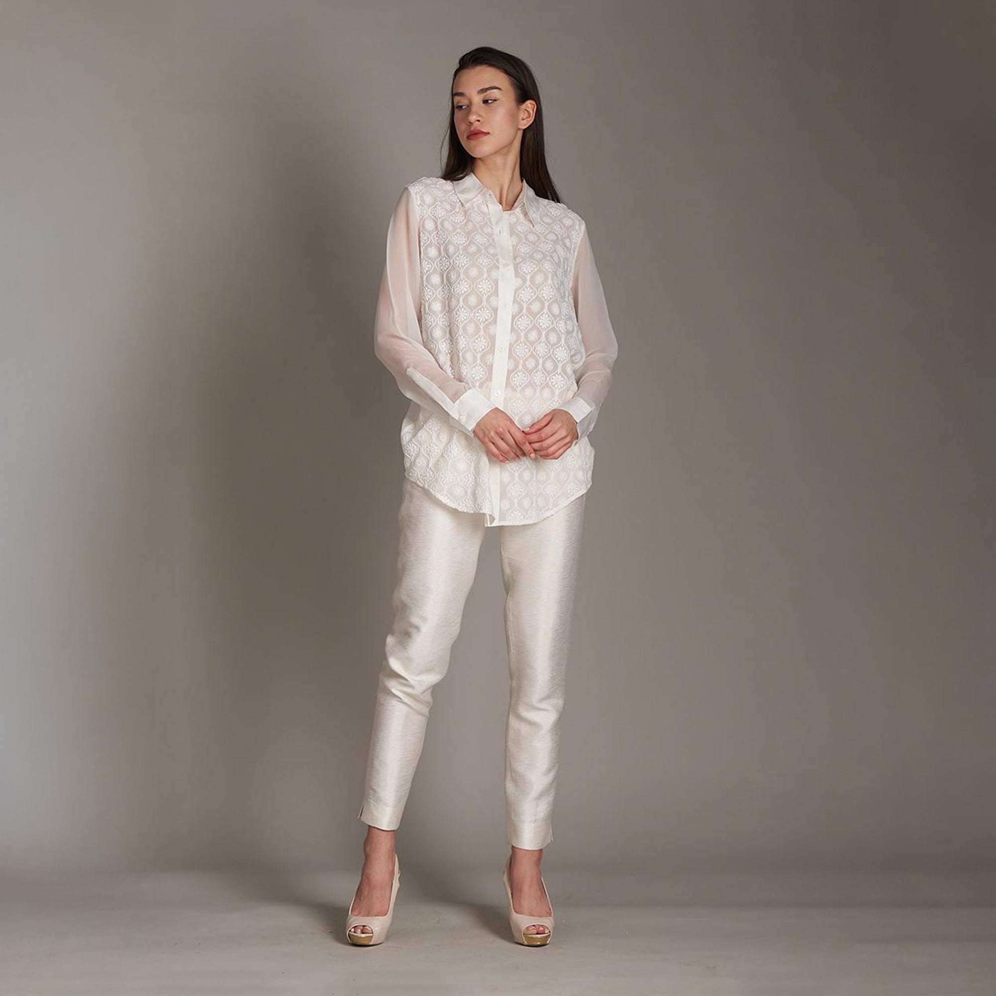 Jeevika Chikankari Shirt