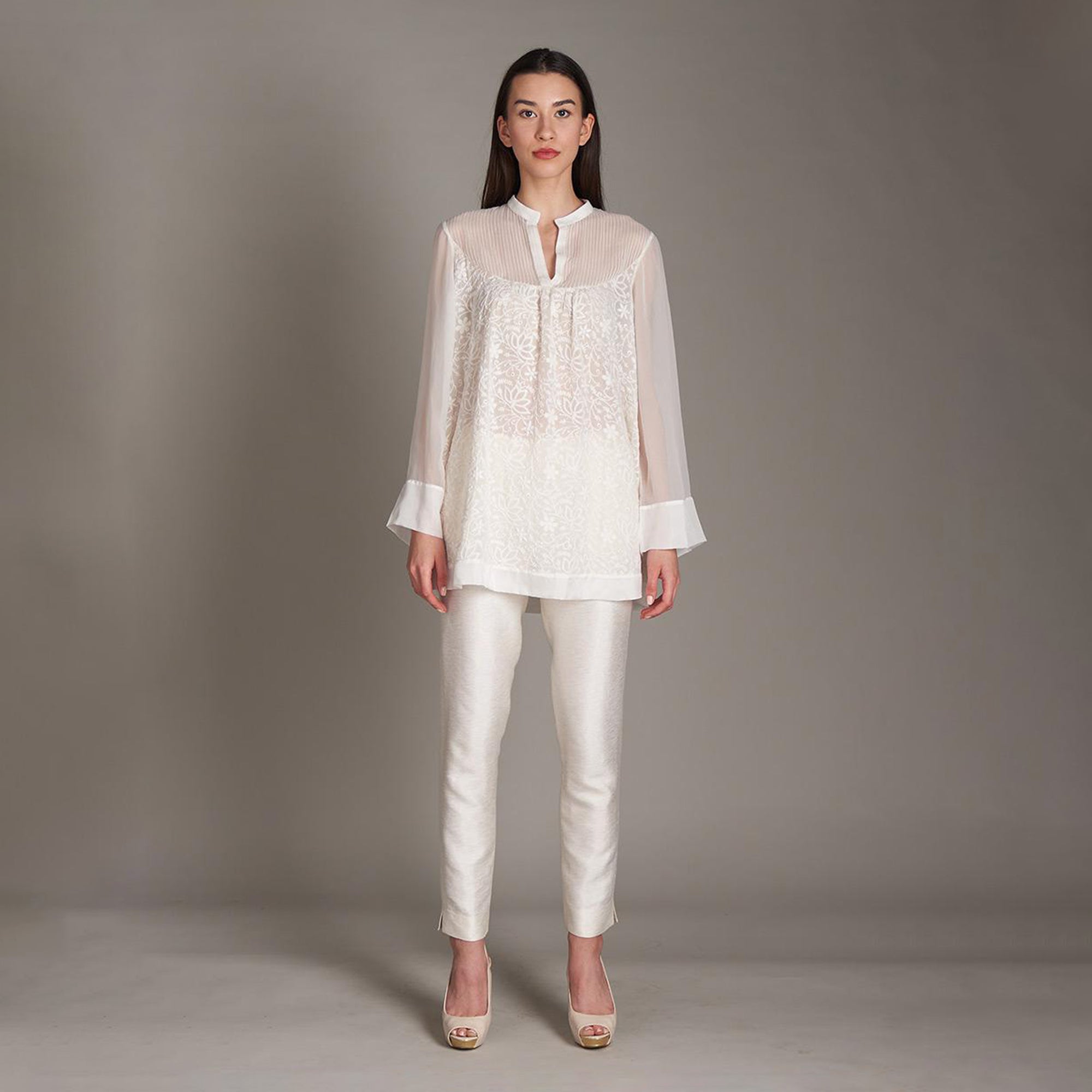 Turvi Chikankari Blouse