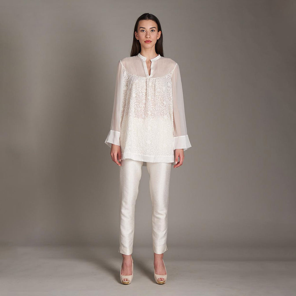Turvi Chikankari Blouse