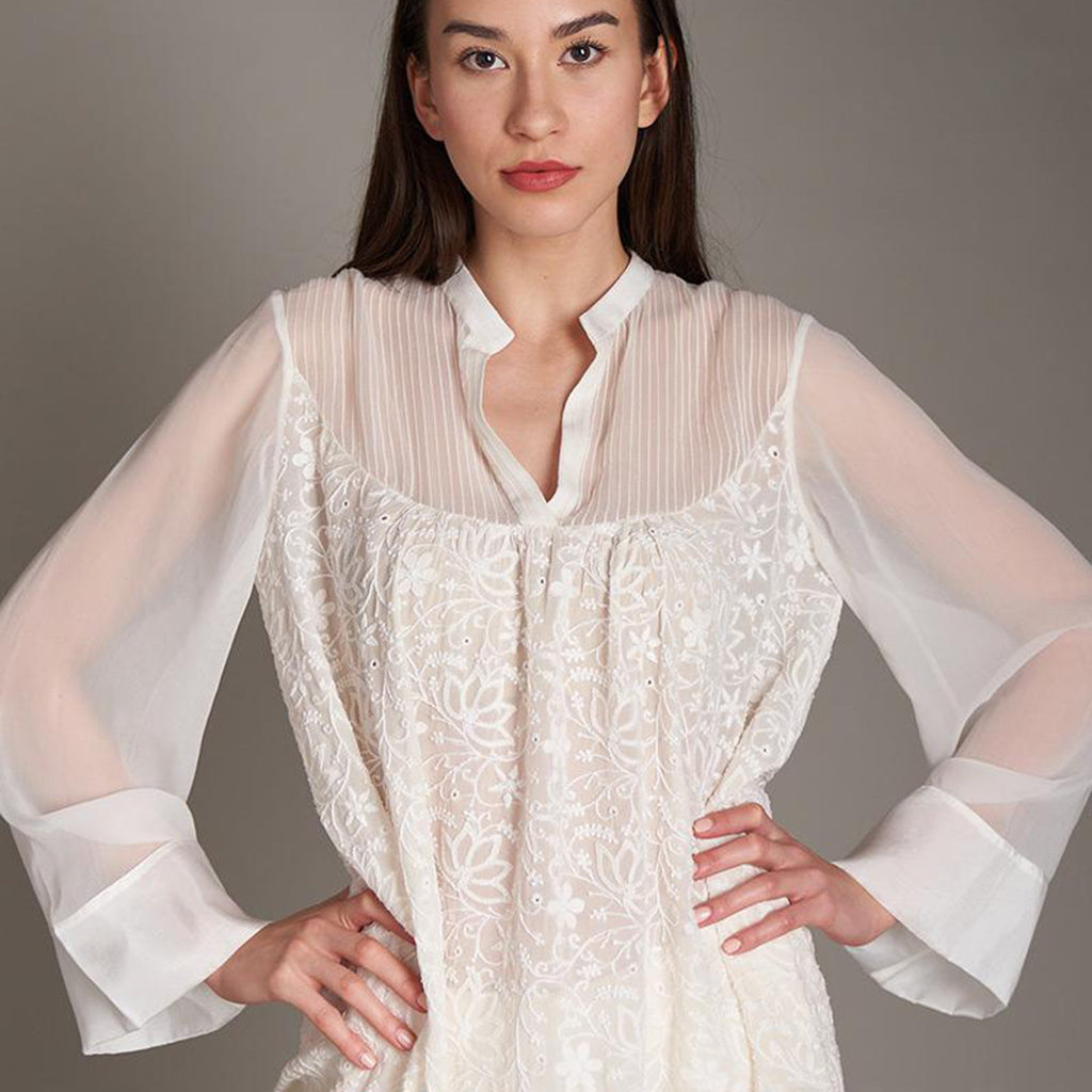 Turvi Chikankari Blouse