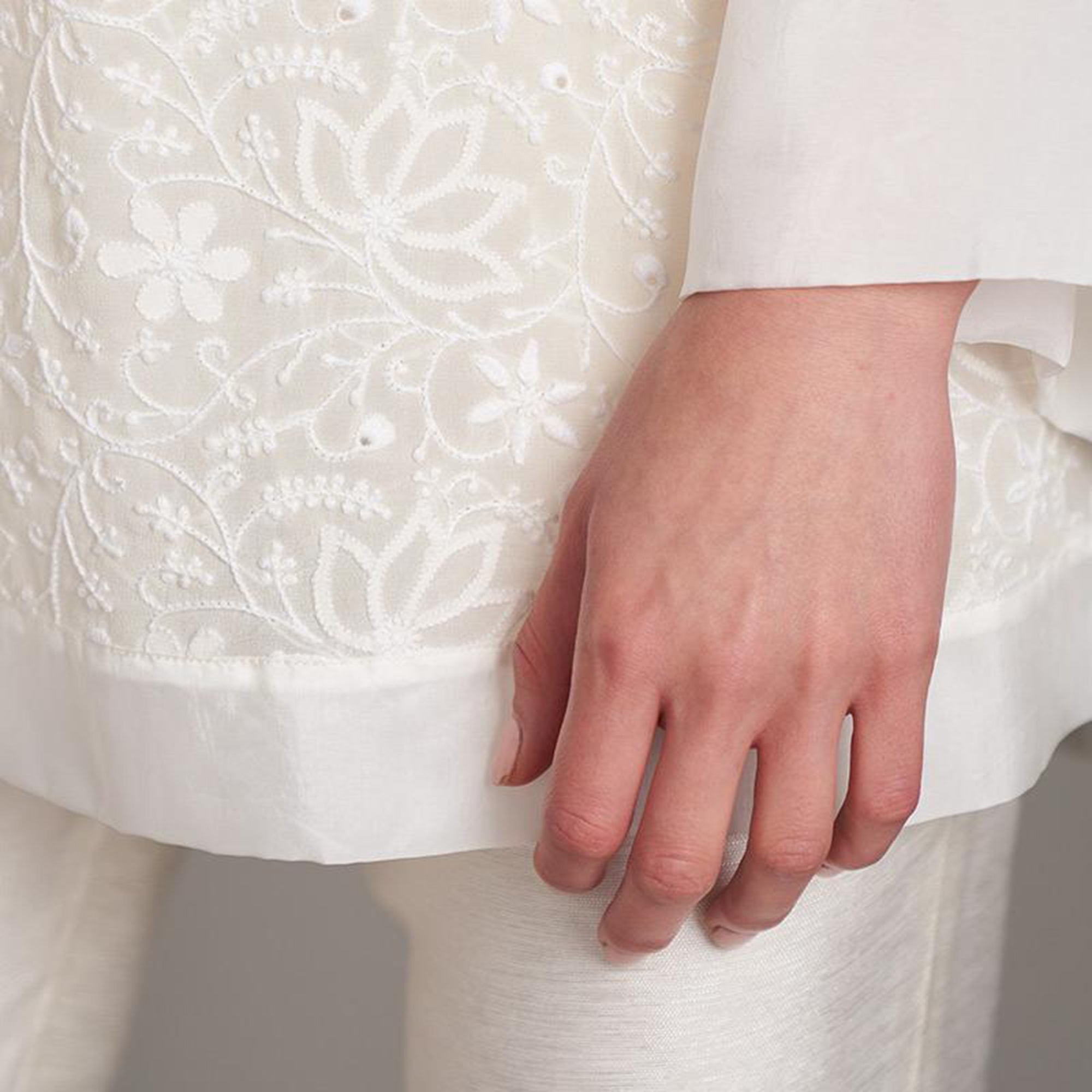 Turvi Chikankari Blouse