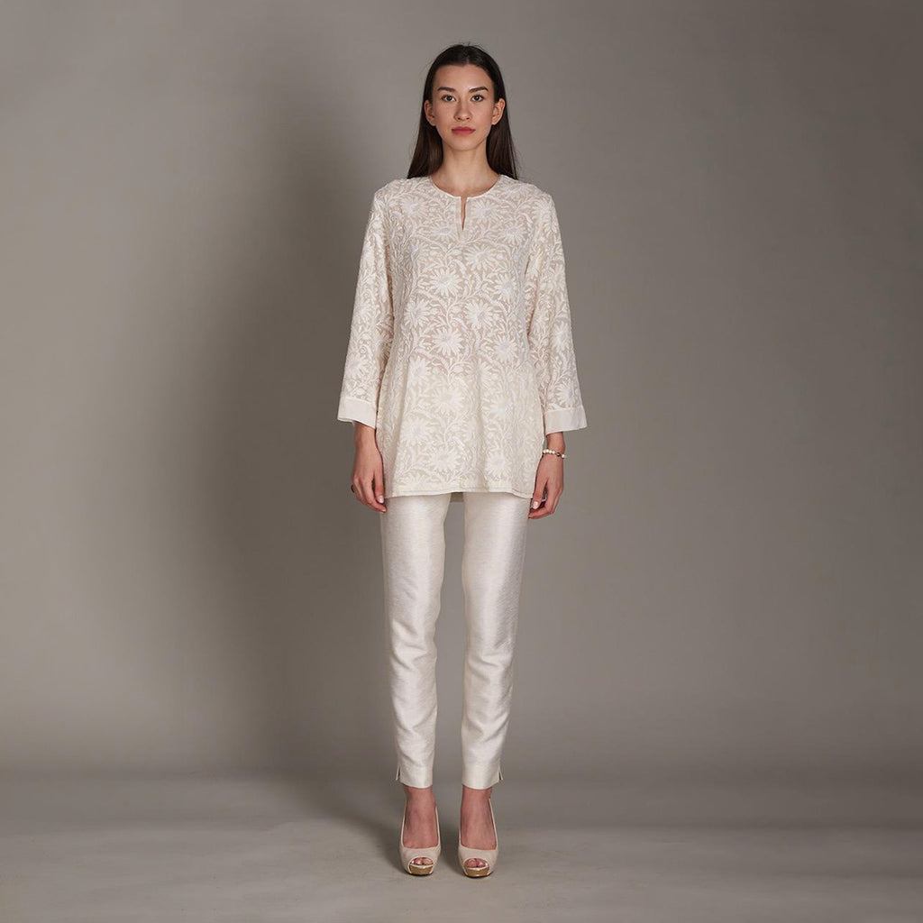 Shravya Chikankari Tunic