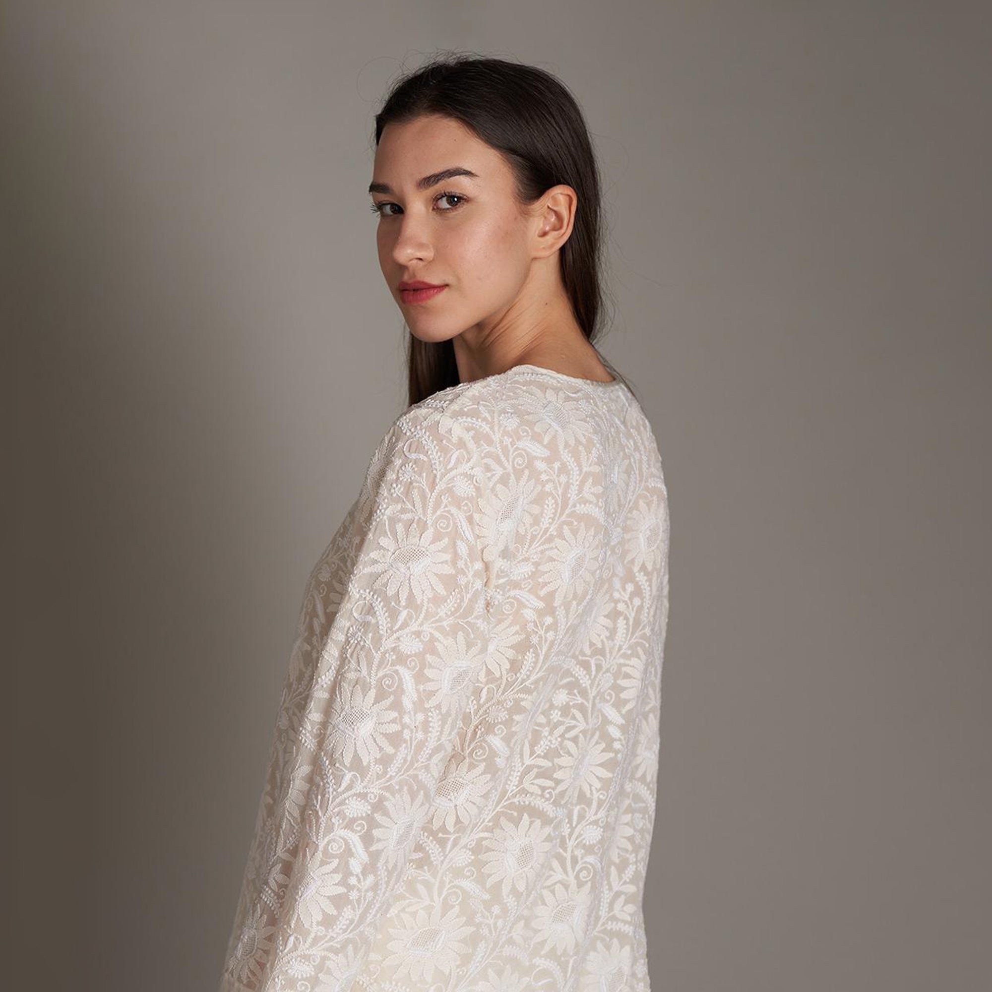 Shravya Chikankari Tunic