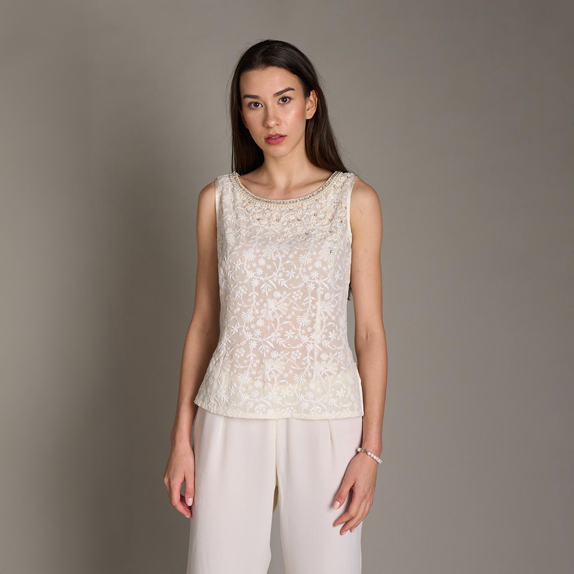 Hemal Chikankari Camisole