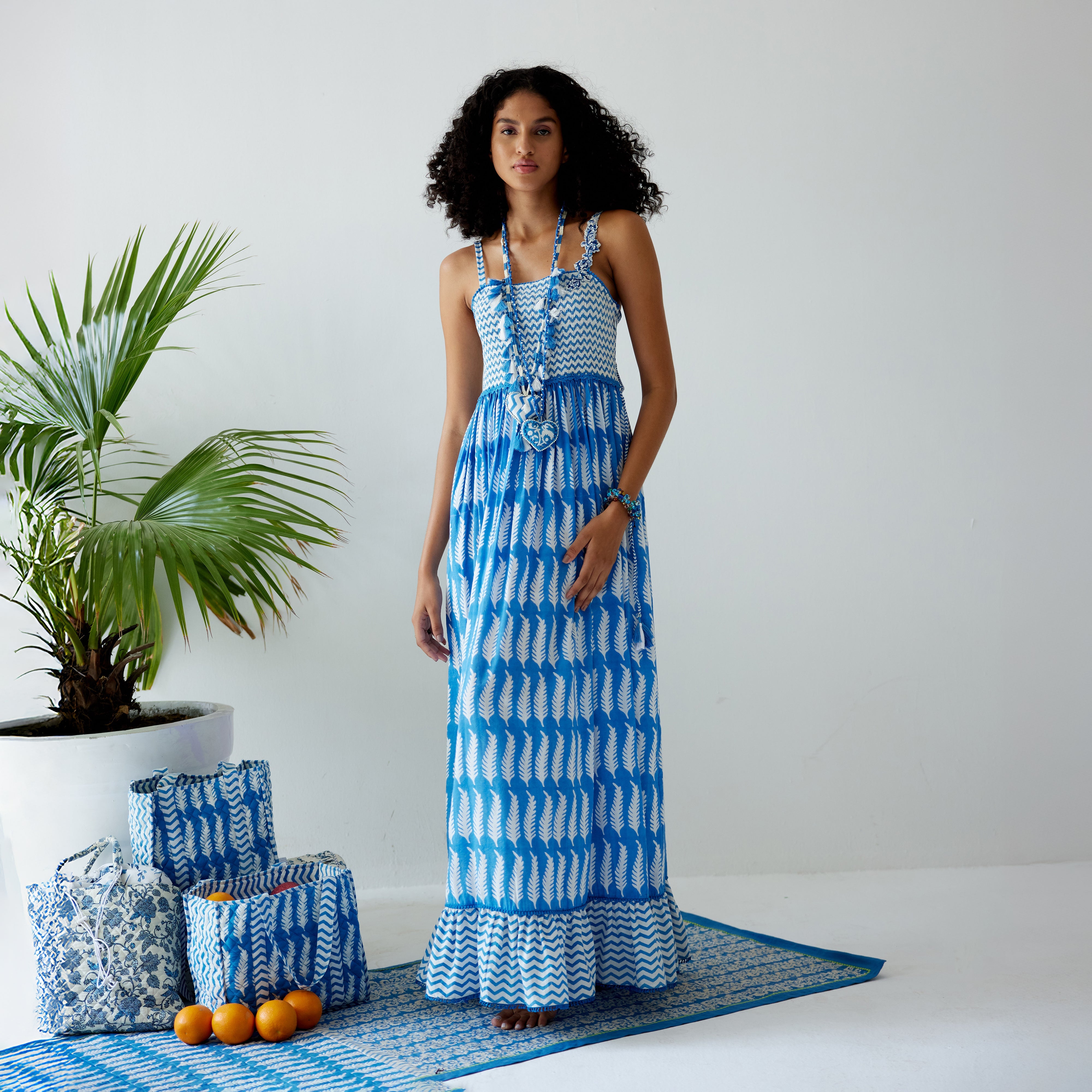 Nila Smocked Tiered Dress