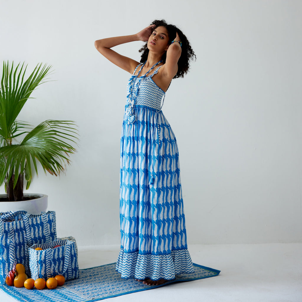 Nila Smocked Tiered Dress