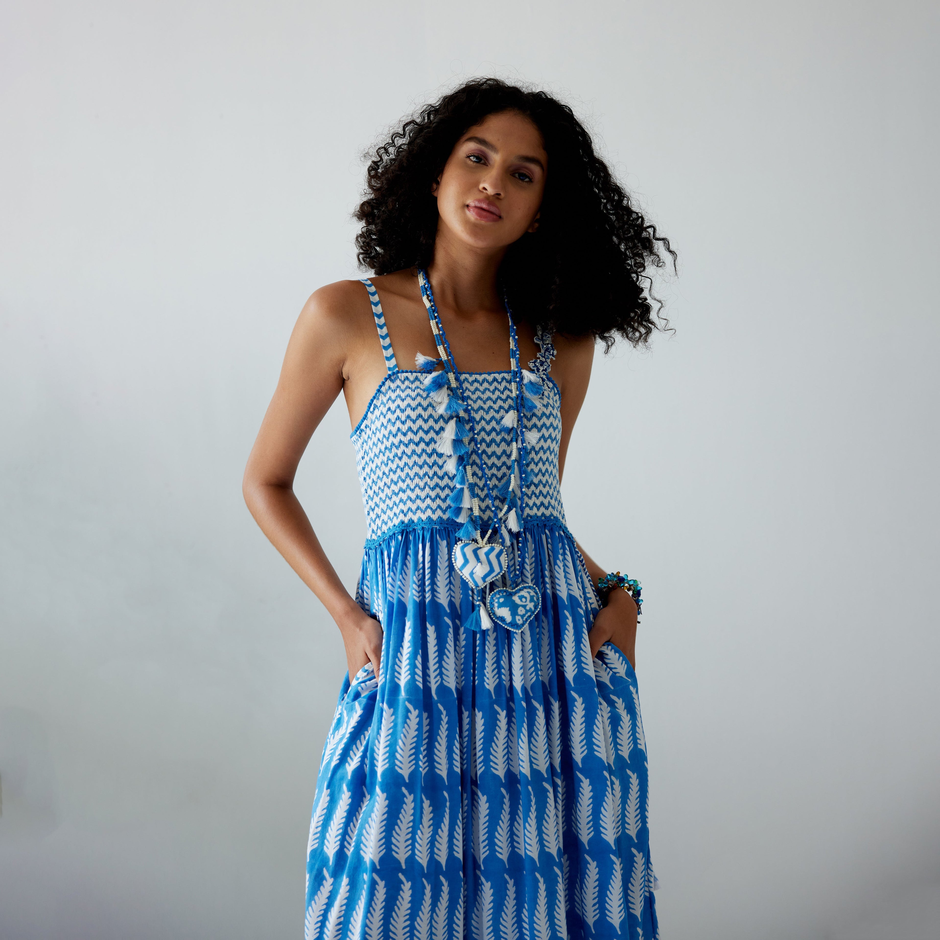 Nila Smocked Tiered Dress