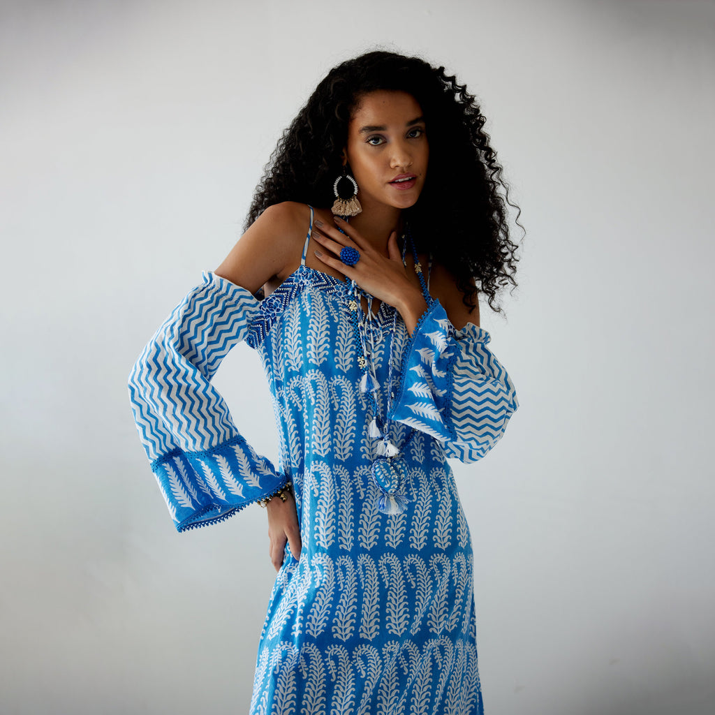 Zoe Off-Shoulder Tiered Dress
