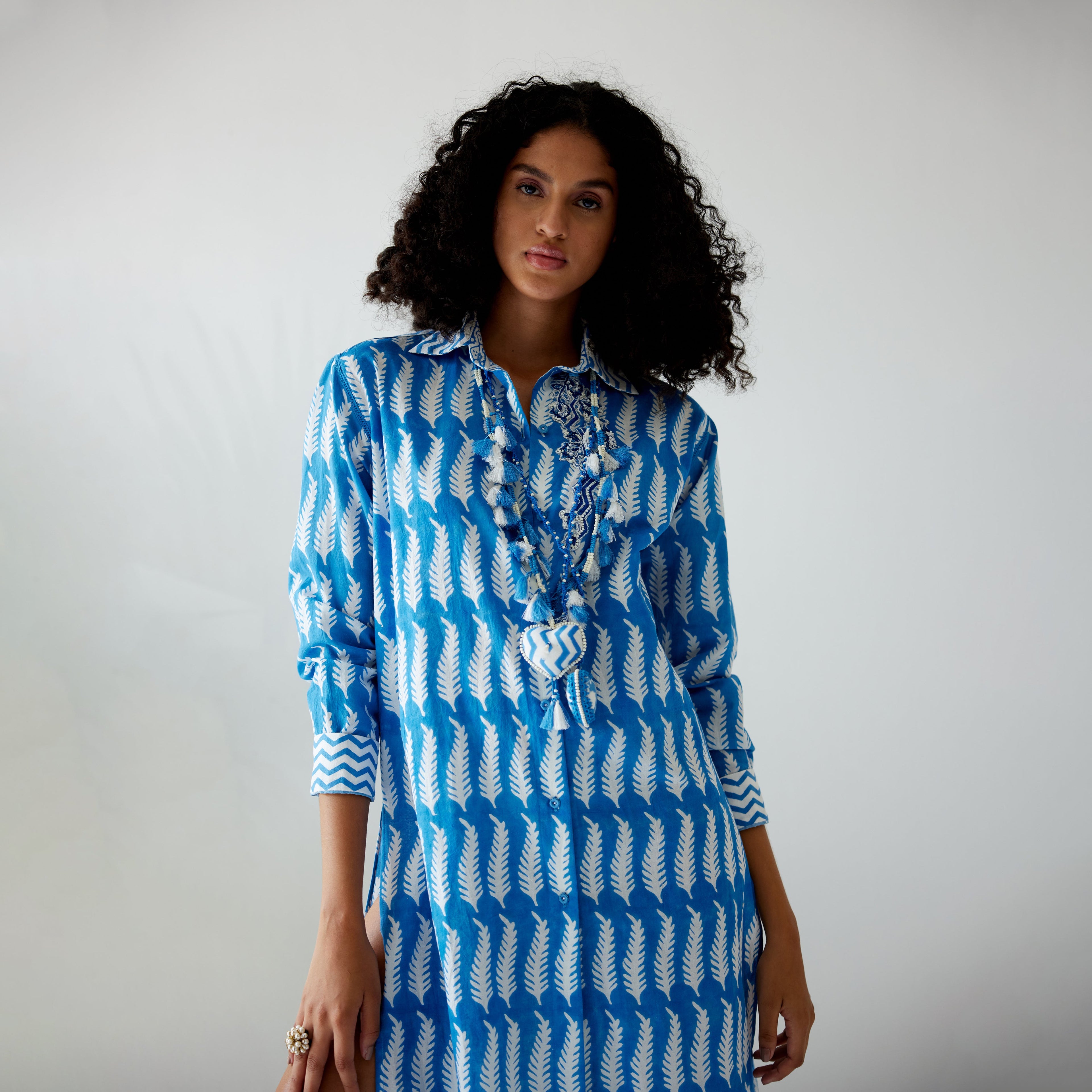 Enya Button Down Shirt Dress