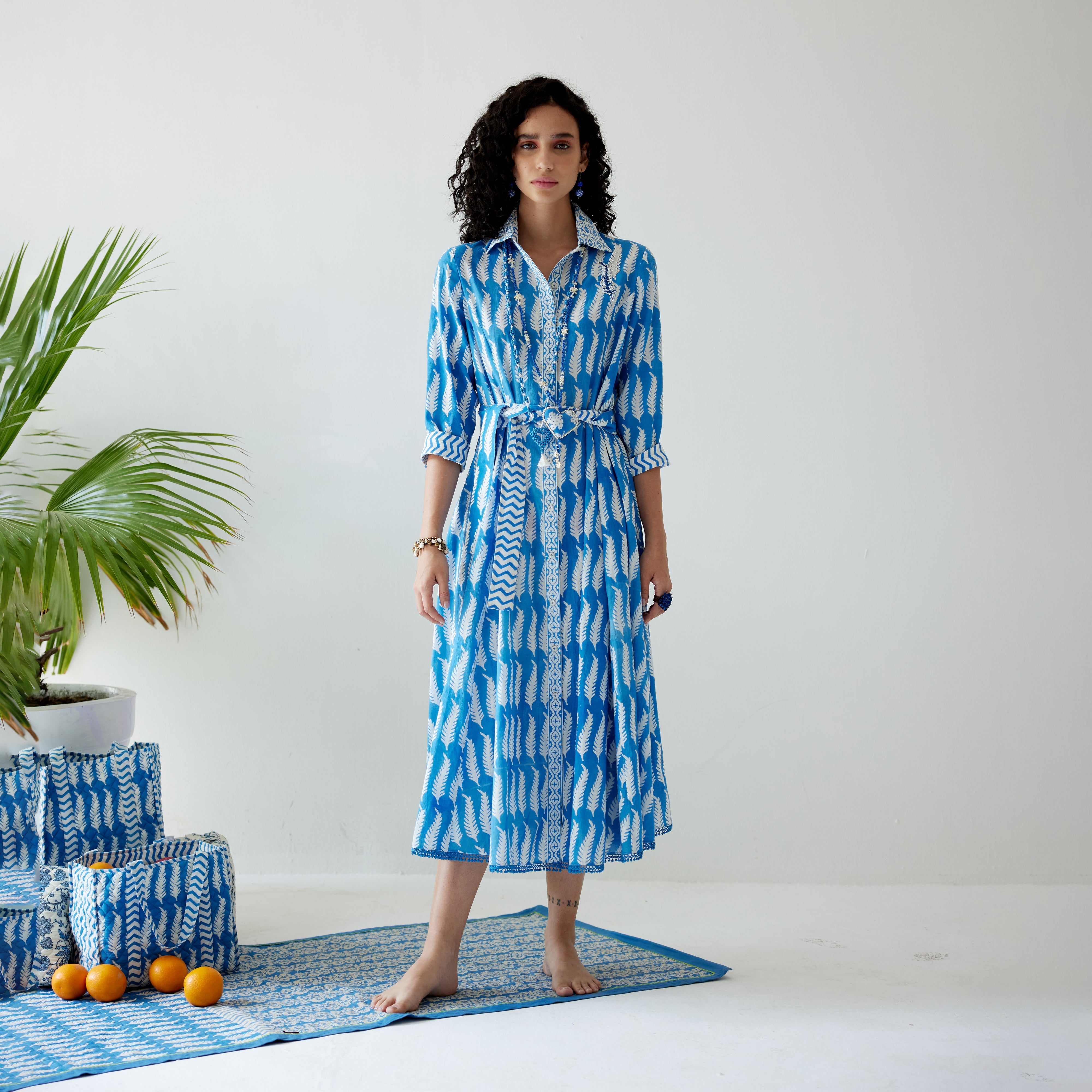 Anya Button Down Shirt Dress