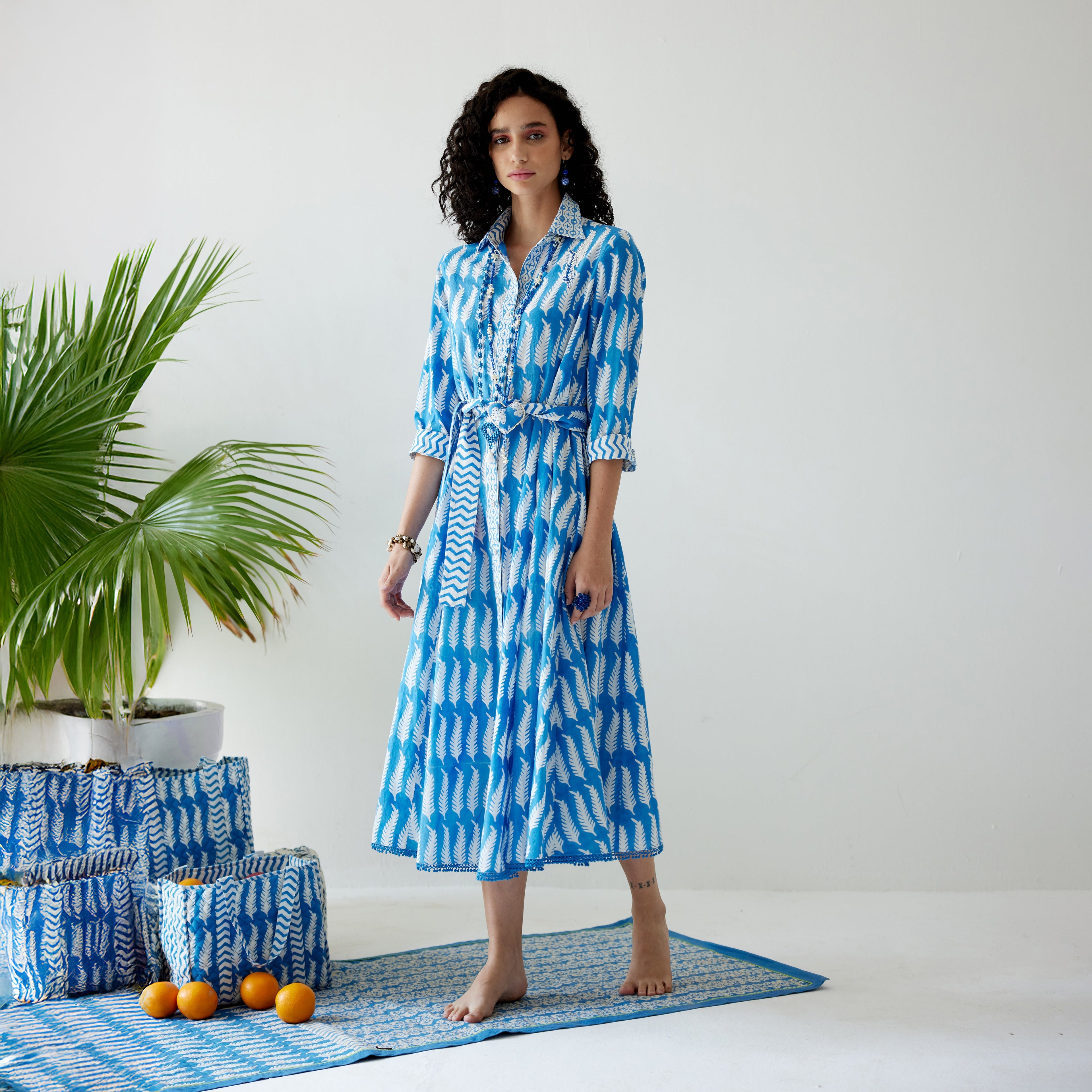 Anya Button Down Shirt Dress