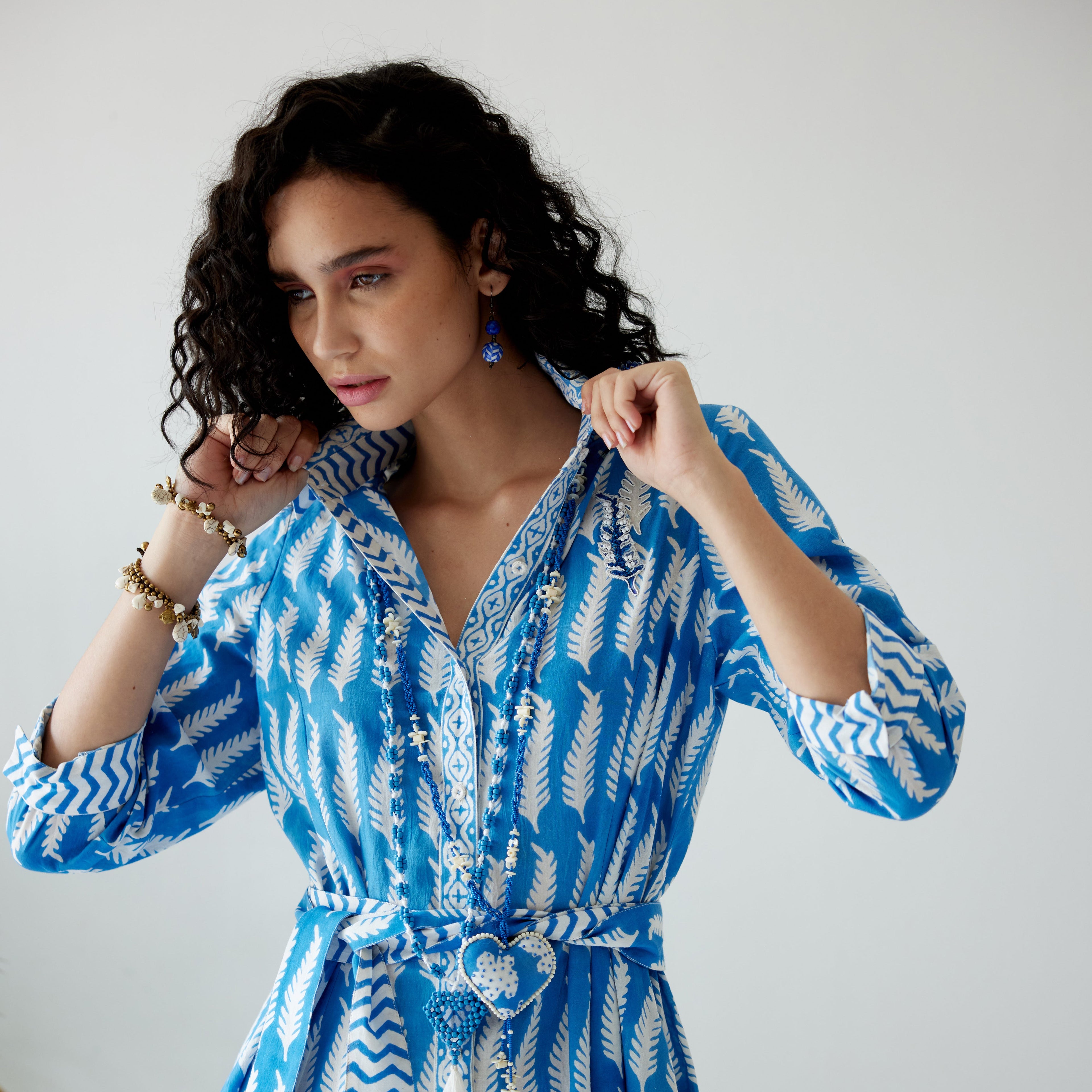 Anya Button Down Shirt Dress