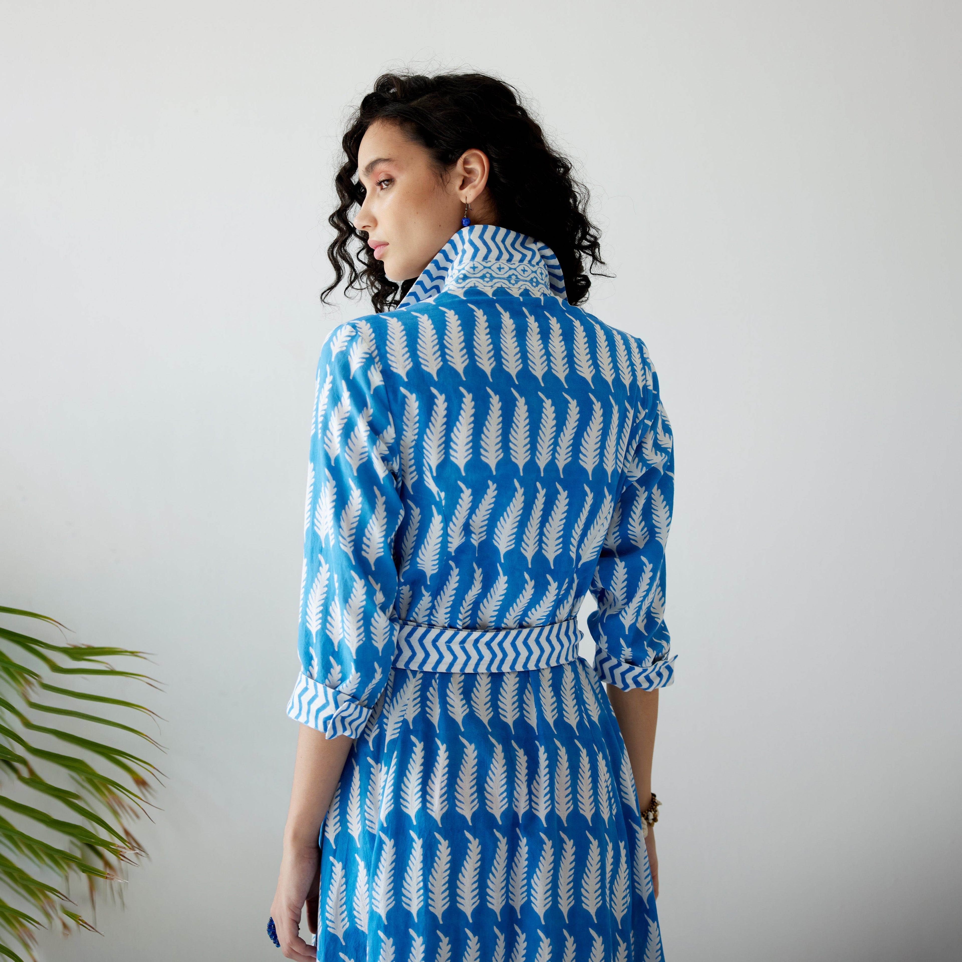 anya shirt dress Anya Collared Smock Dress in Seabreak
