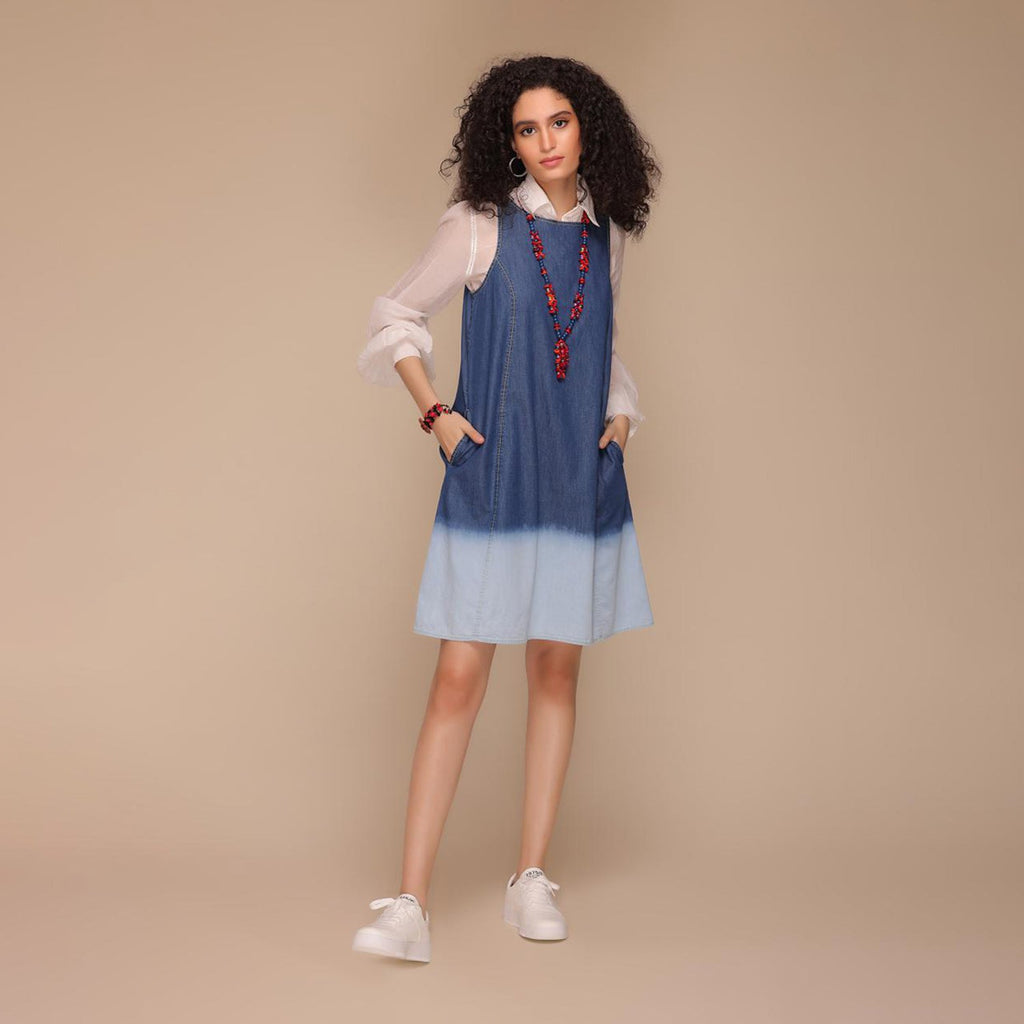 Liana Summer Ombre Shift Dress