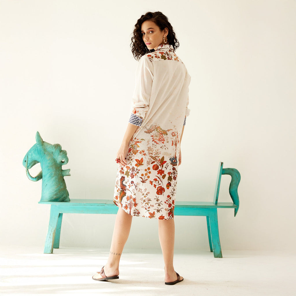 Zoey Ombre Shirt Dress