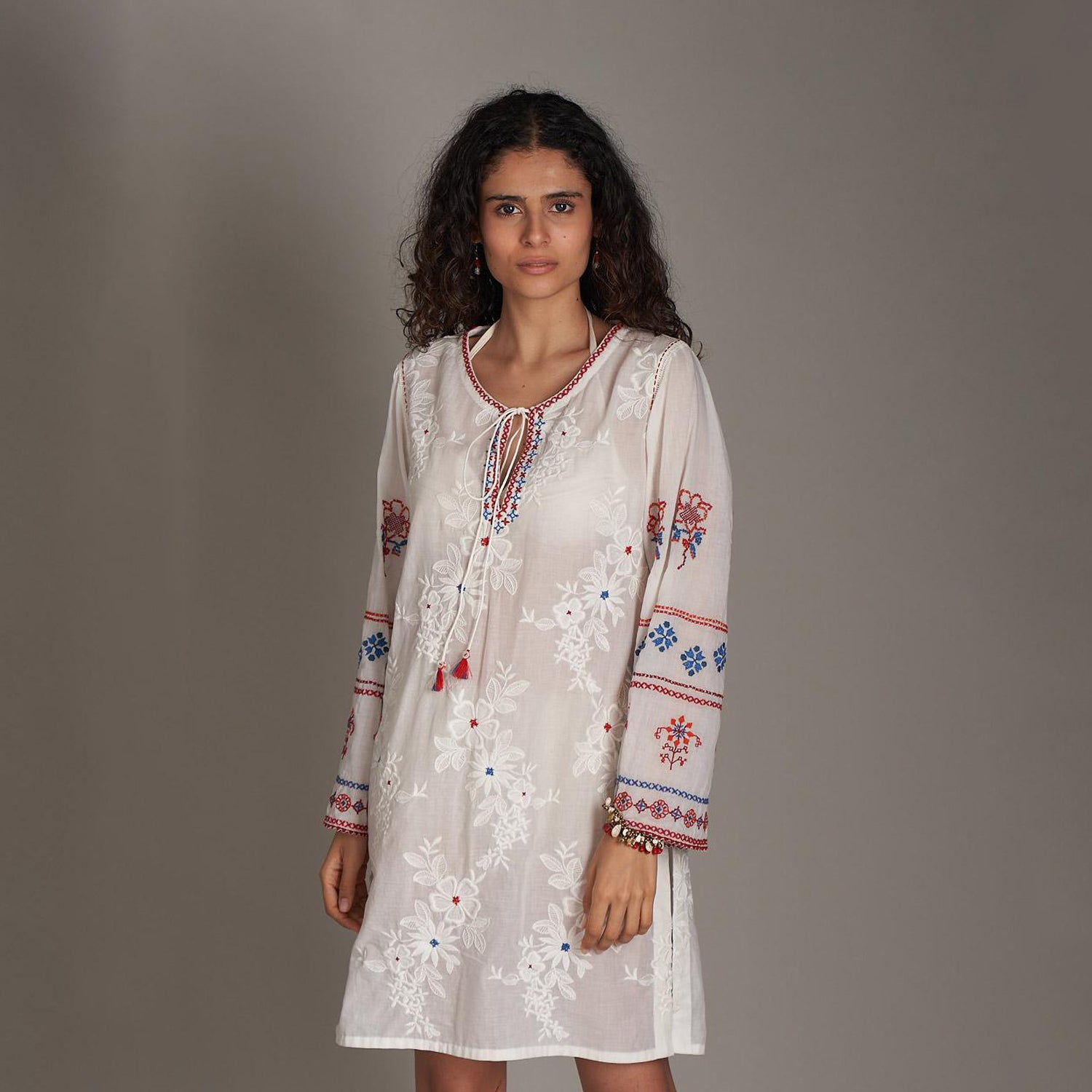 Eva Embroidered Dress