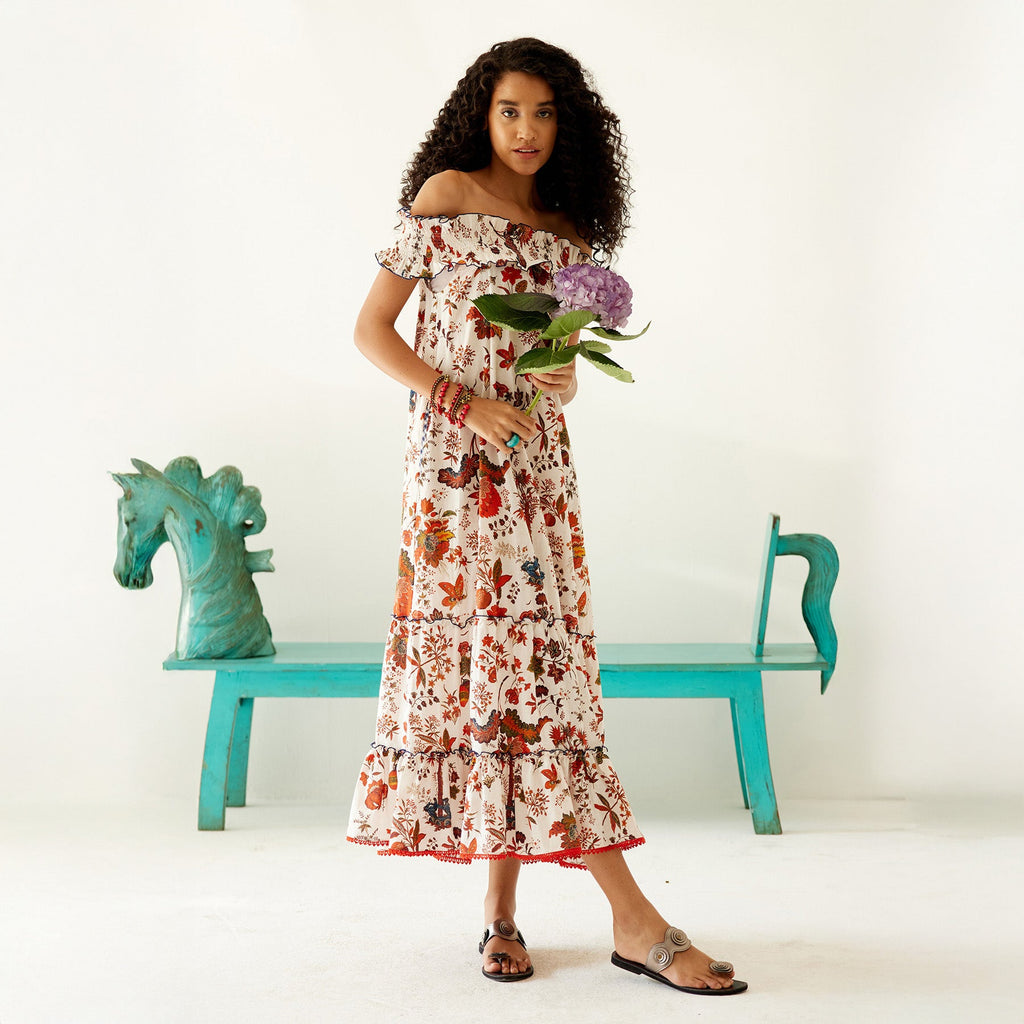 Taira Off-Shoulder Beach Dress