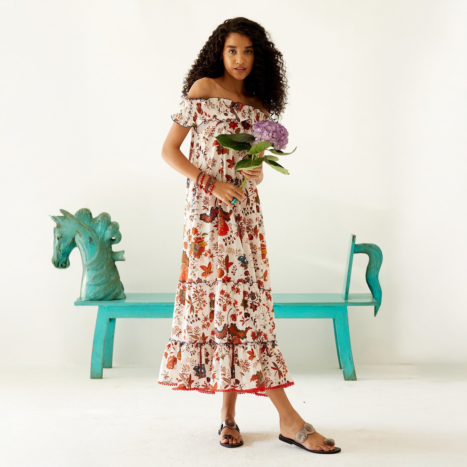 Taira Off-Shoulder Beach Dress