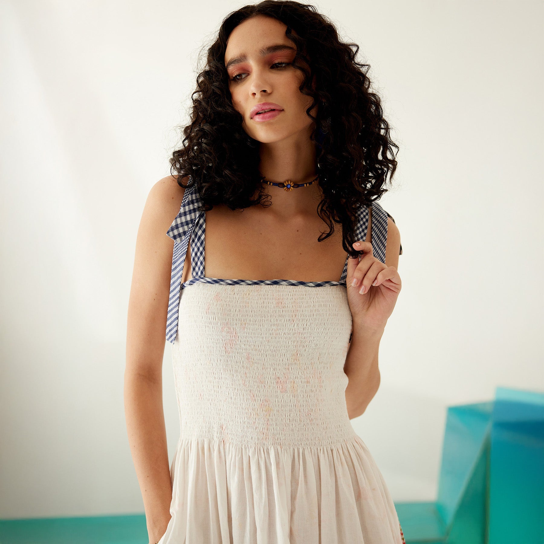 Nina Ombre Peasant Sundress