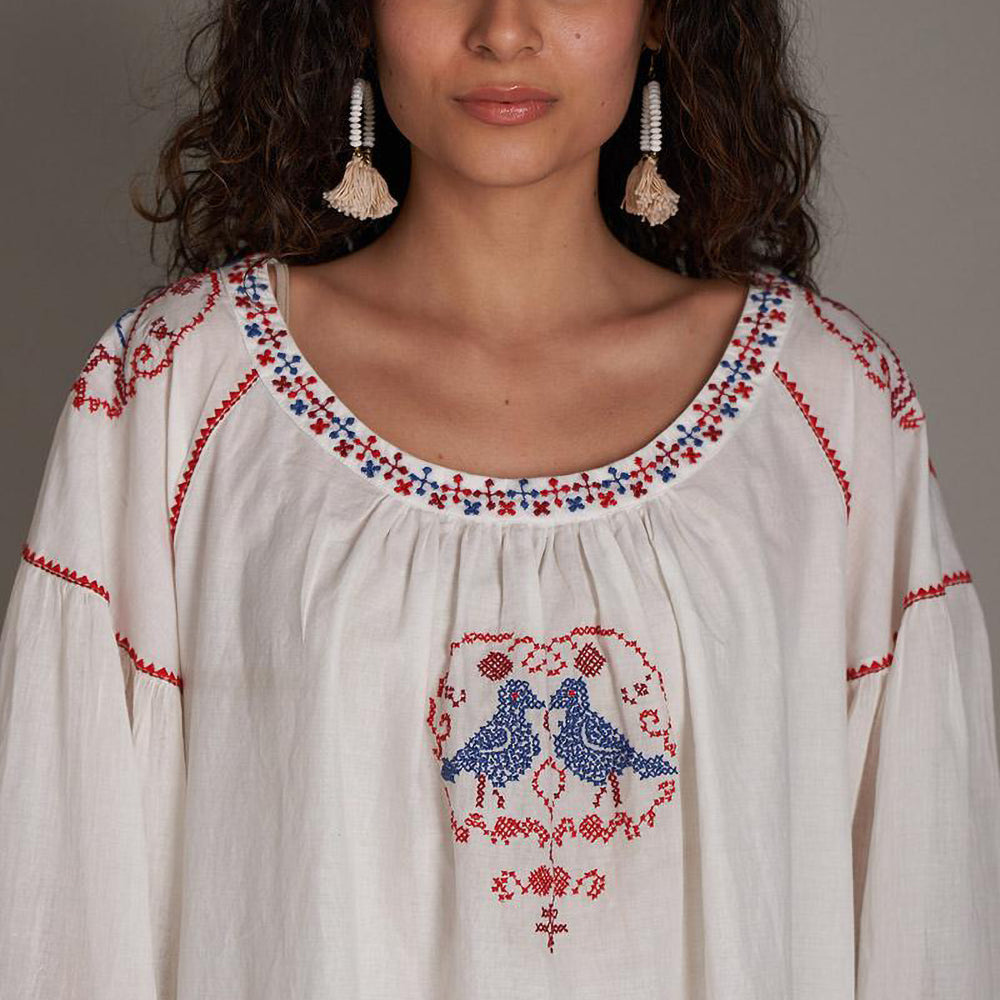 Deleila Embroidered Dress