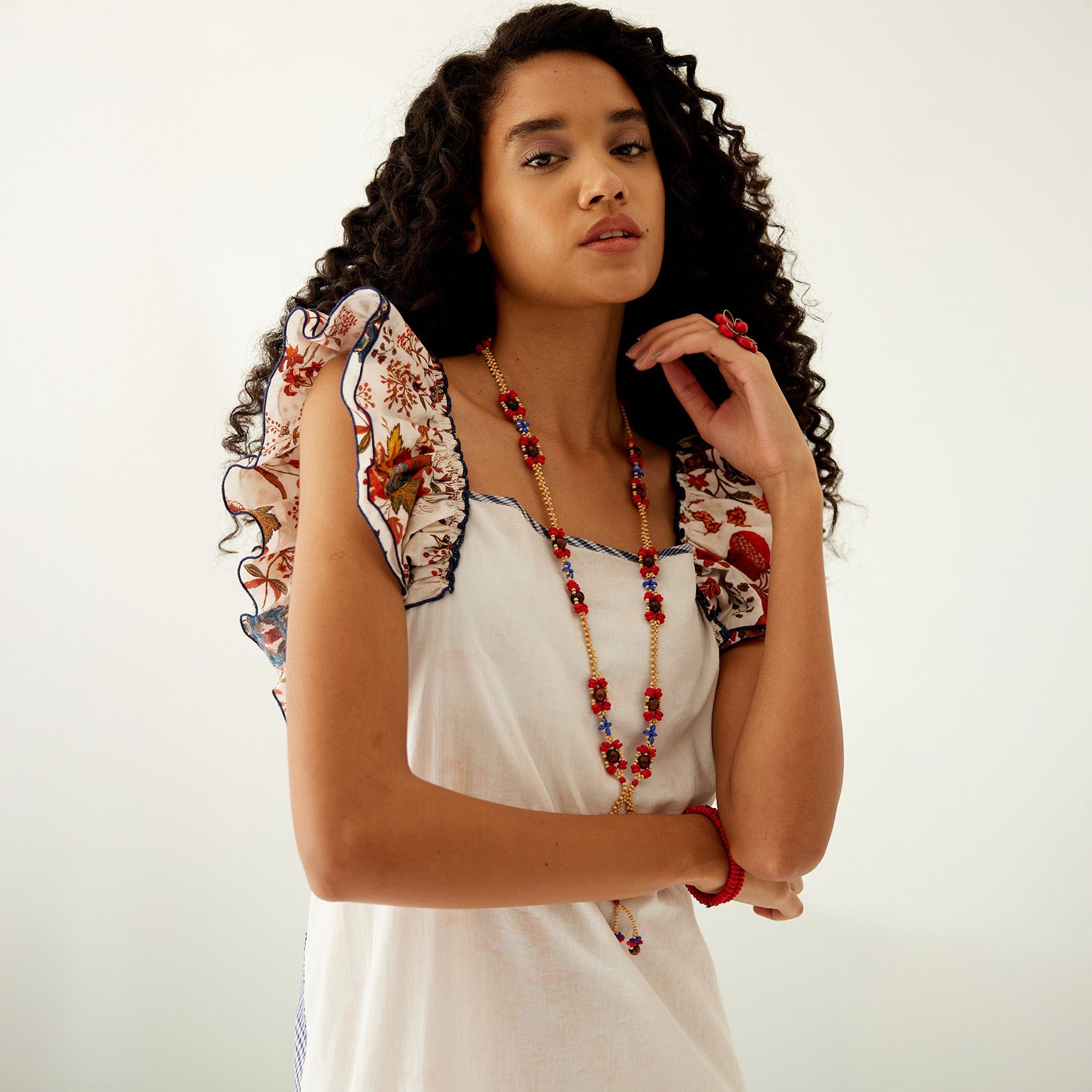 Lara Ombre Ruffle Sundress