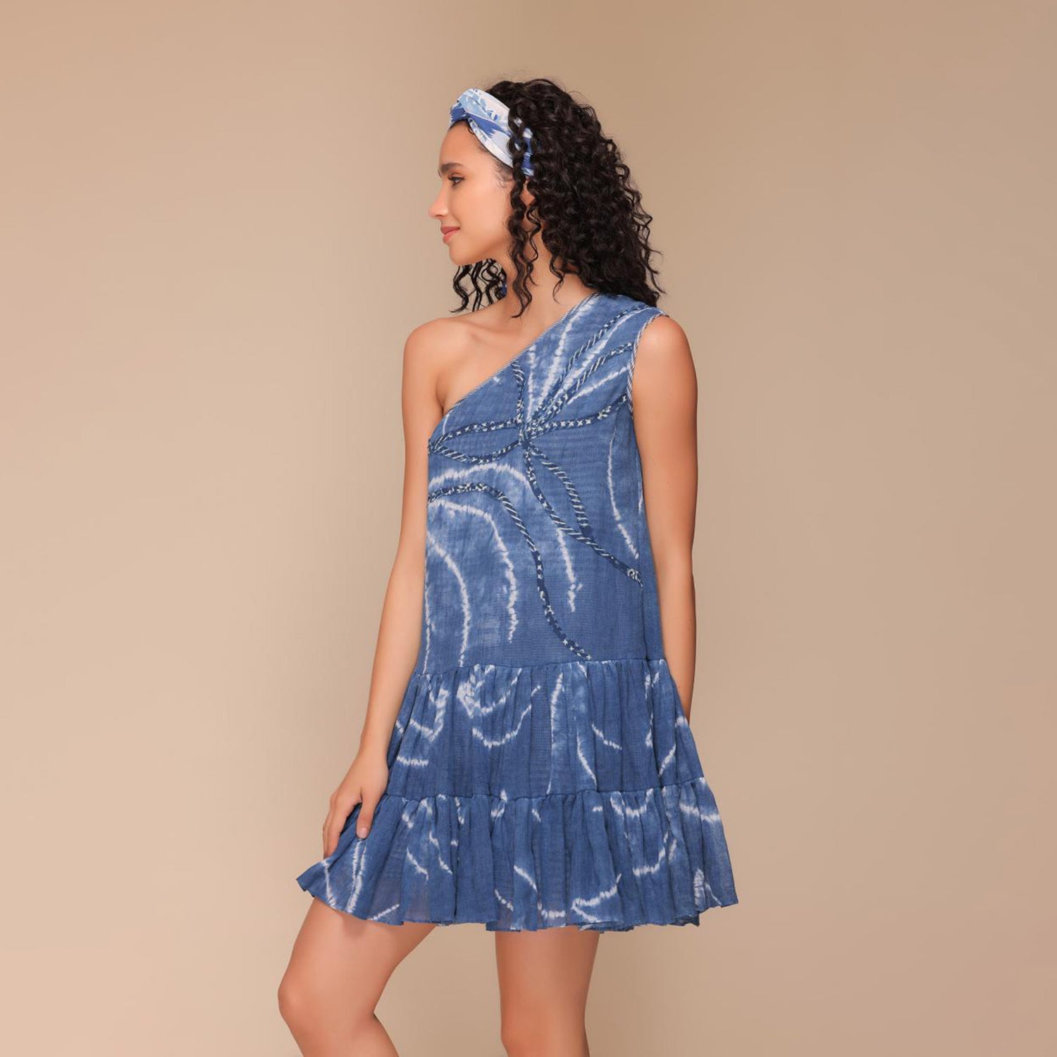 Della Bias off Shoulder Sundress