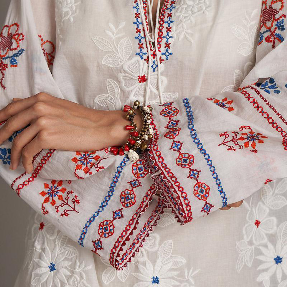 Eva Embroidered Dress