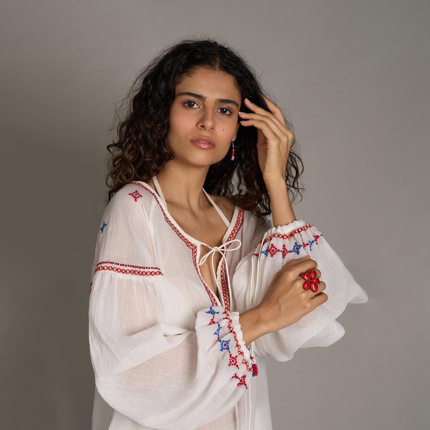 Fiona Embroidered Blouse