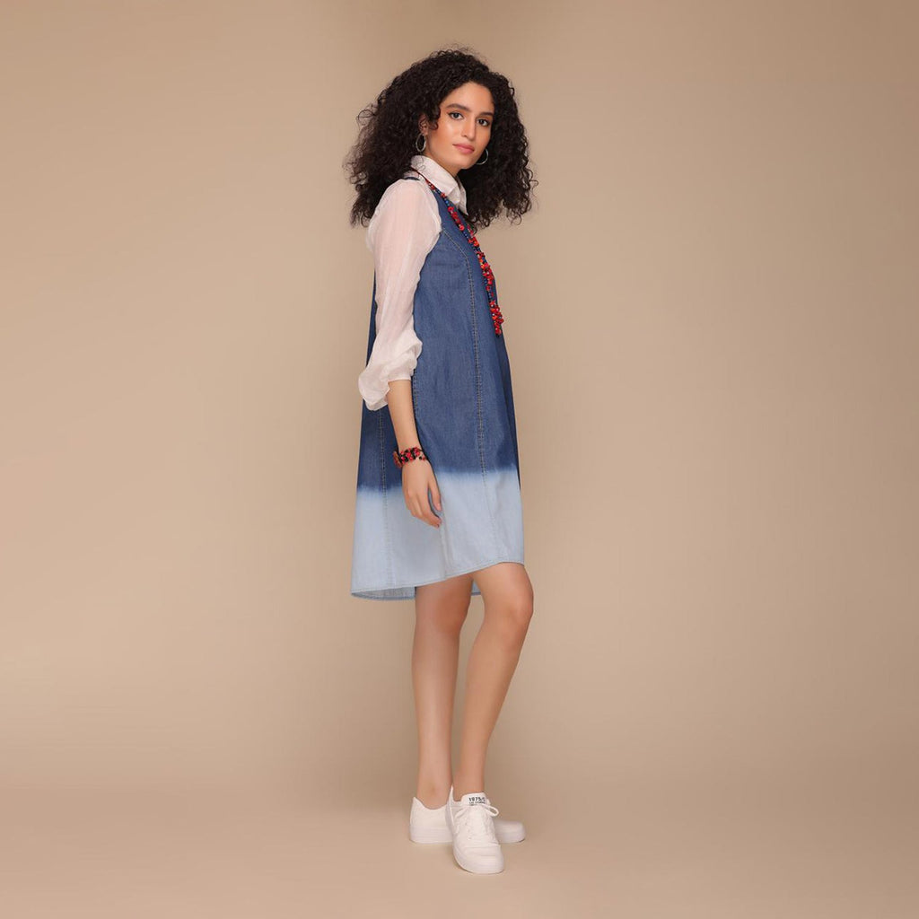 Liana Summer Ombre Shift Dress