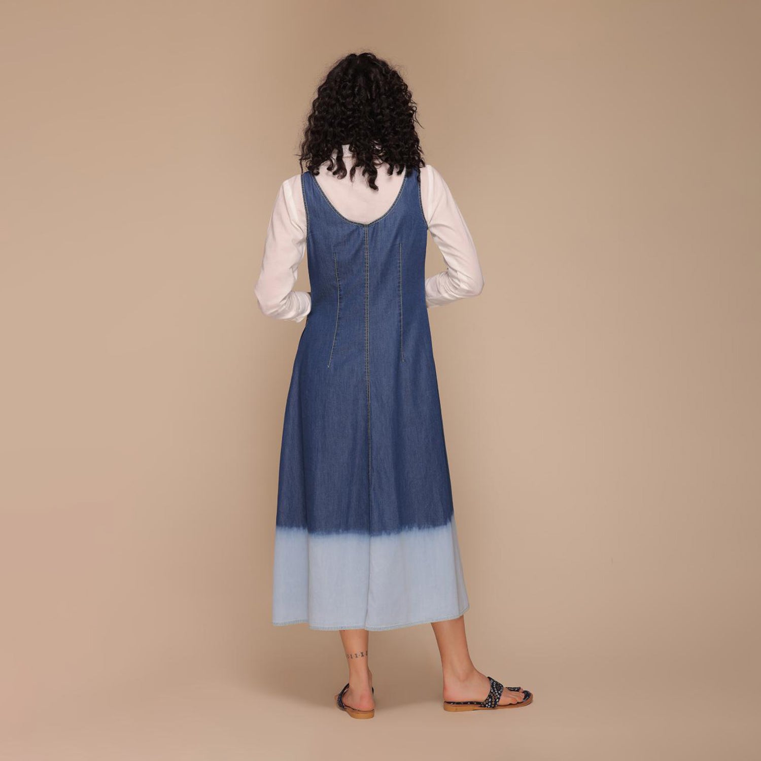 Regina Peasant Ombre Dress
