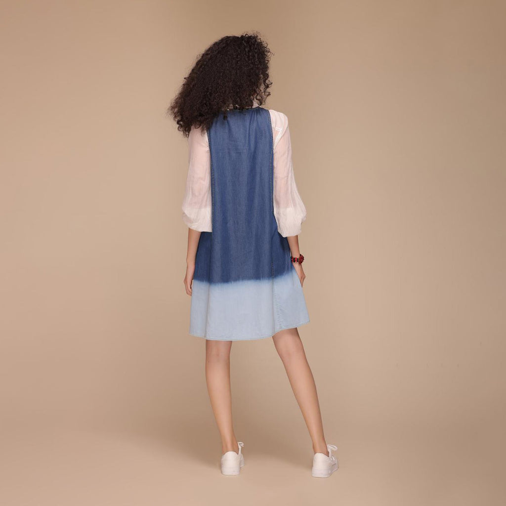 Liana Summer Ombre Shift Dress