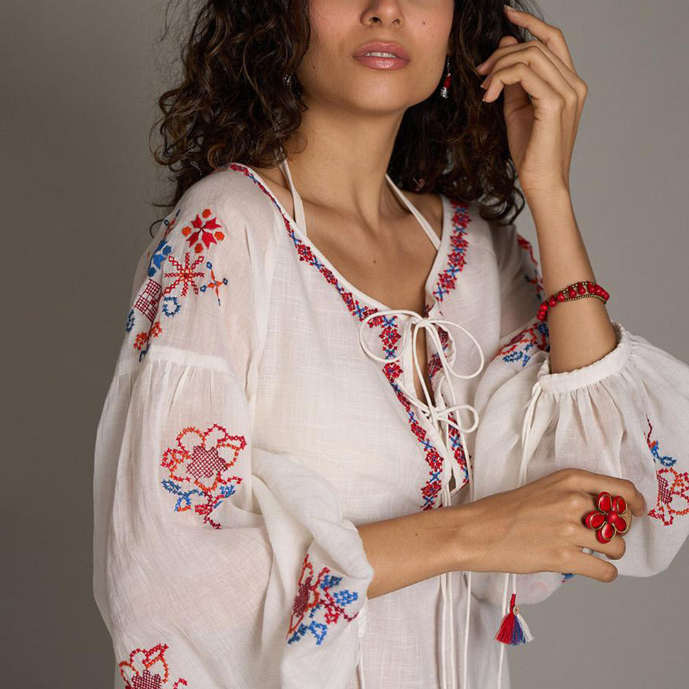 Anna Embroidered Blouse
