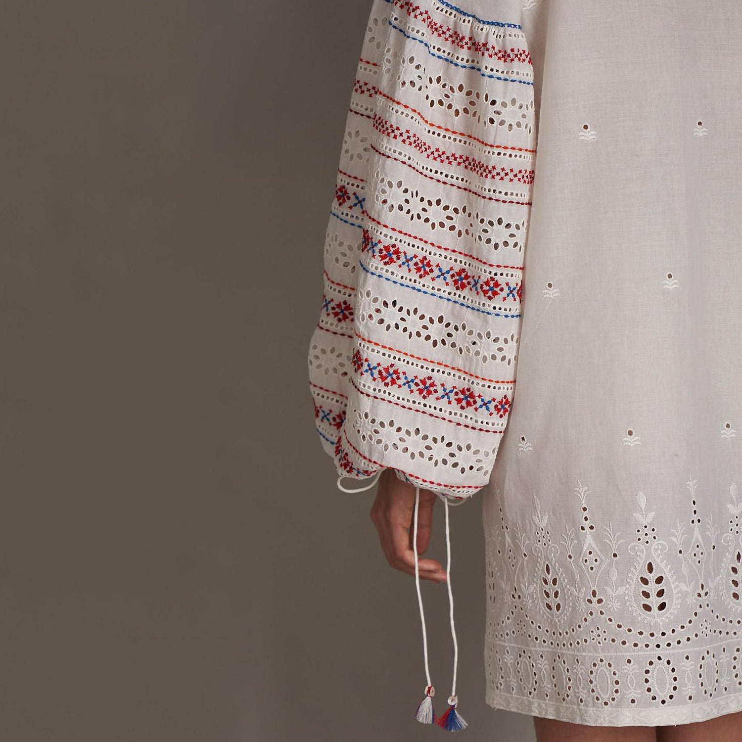 Mei Embroidered Dress