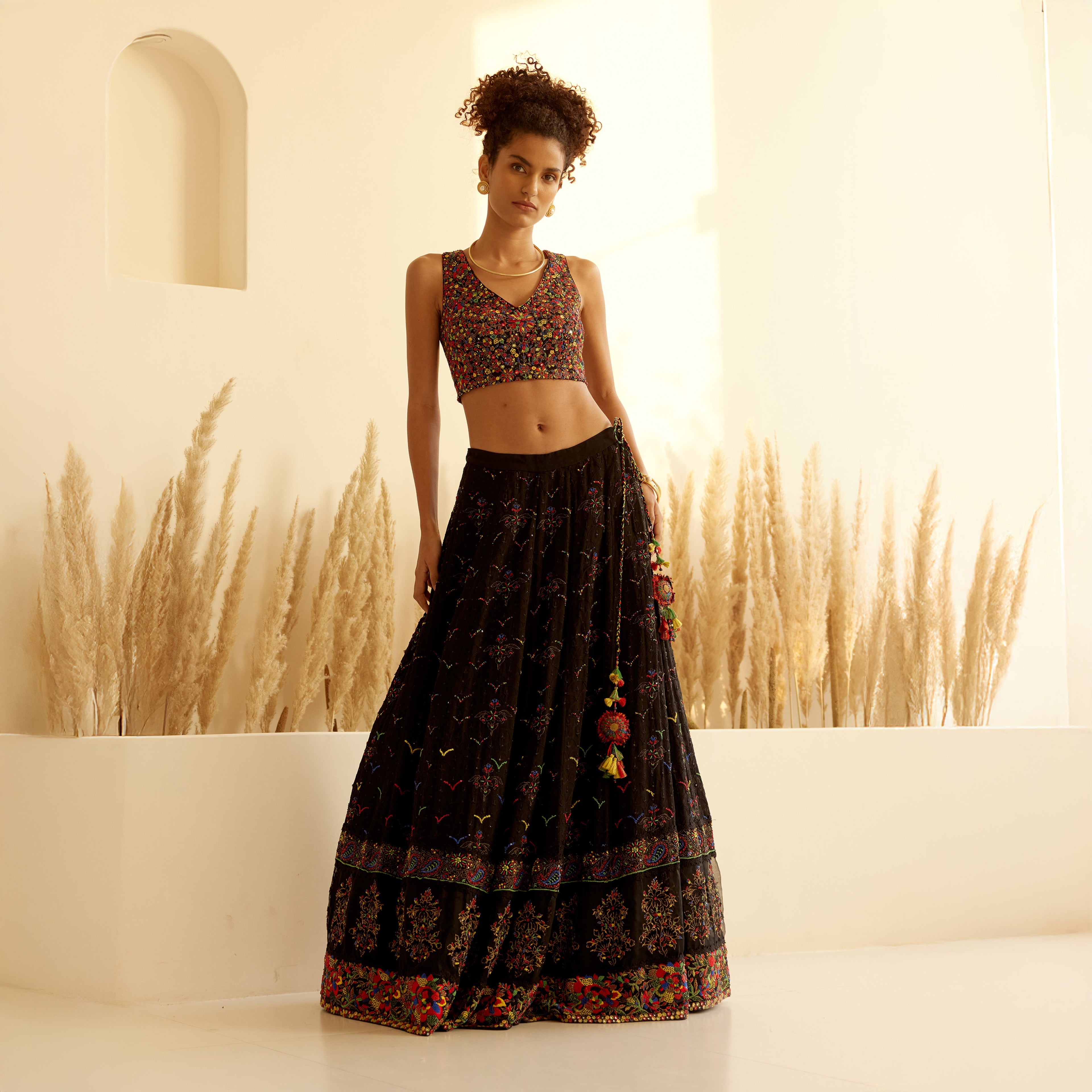 Ikshita Chikan Embroidered Lehenga